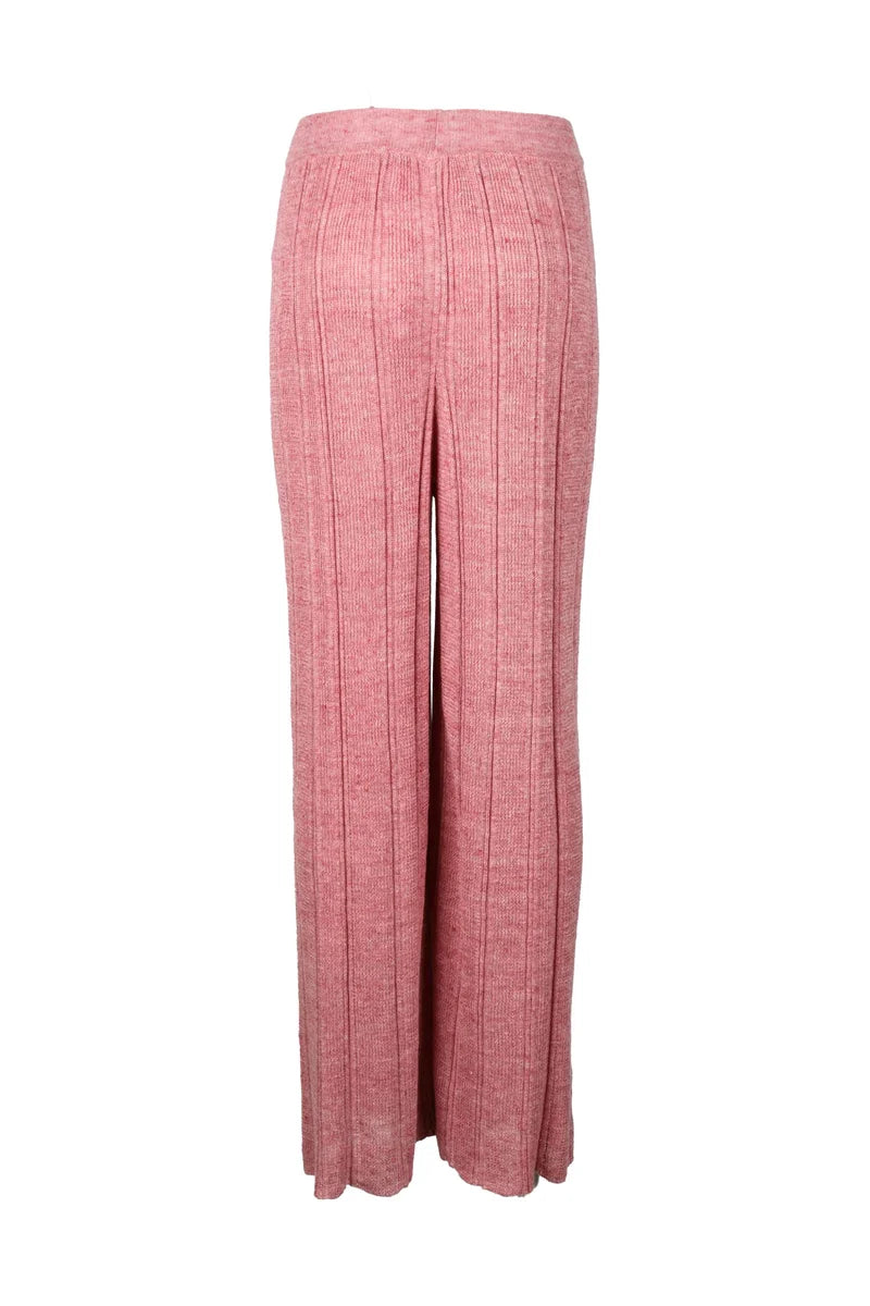 Wide-Leg Linen Cotton Trousers