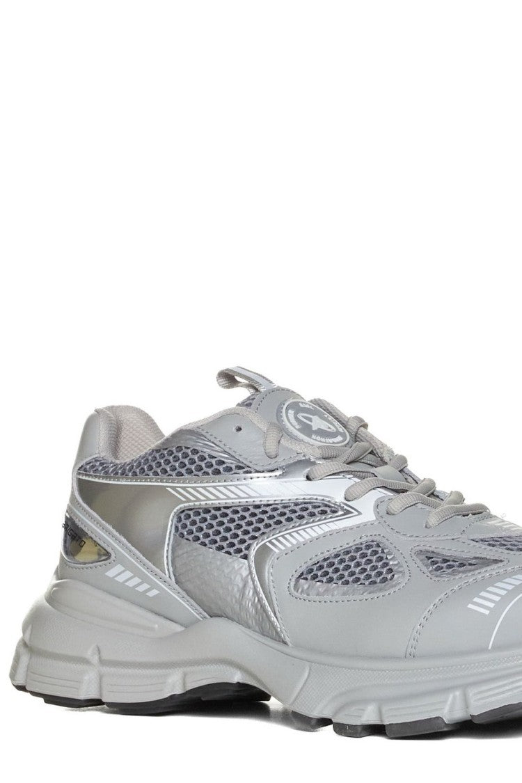 Layered White Sneakers with Textured Design and Chunky Sole