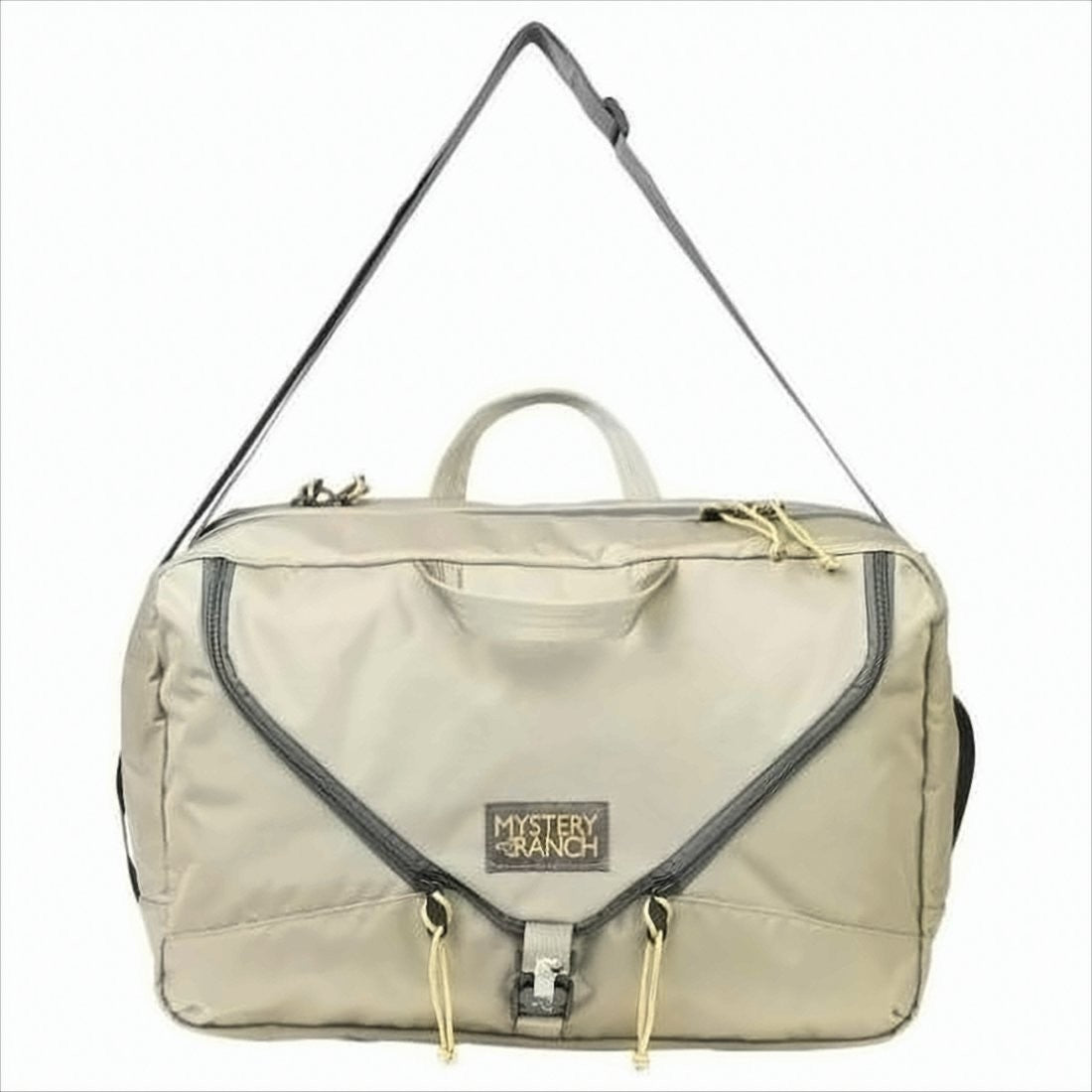 Versatile Duffle Bag with V-Shaped Zipper