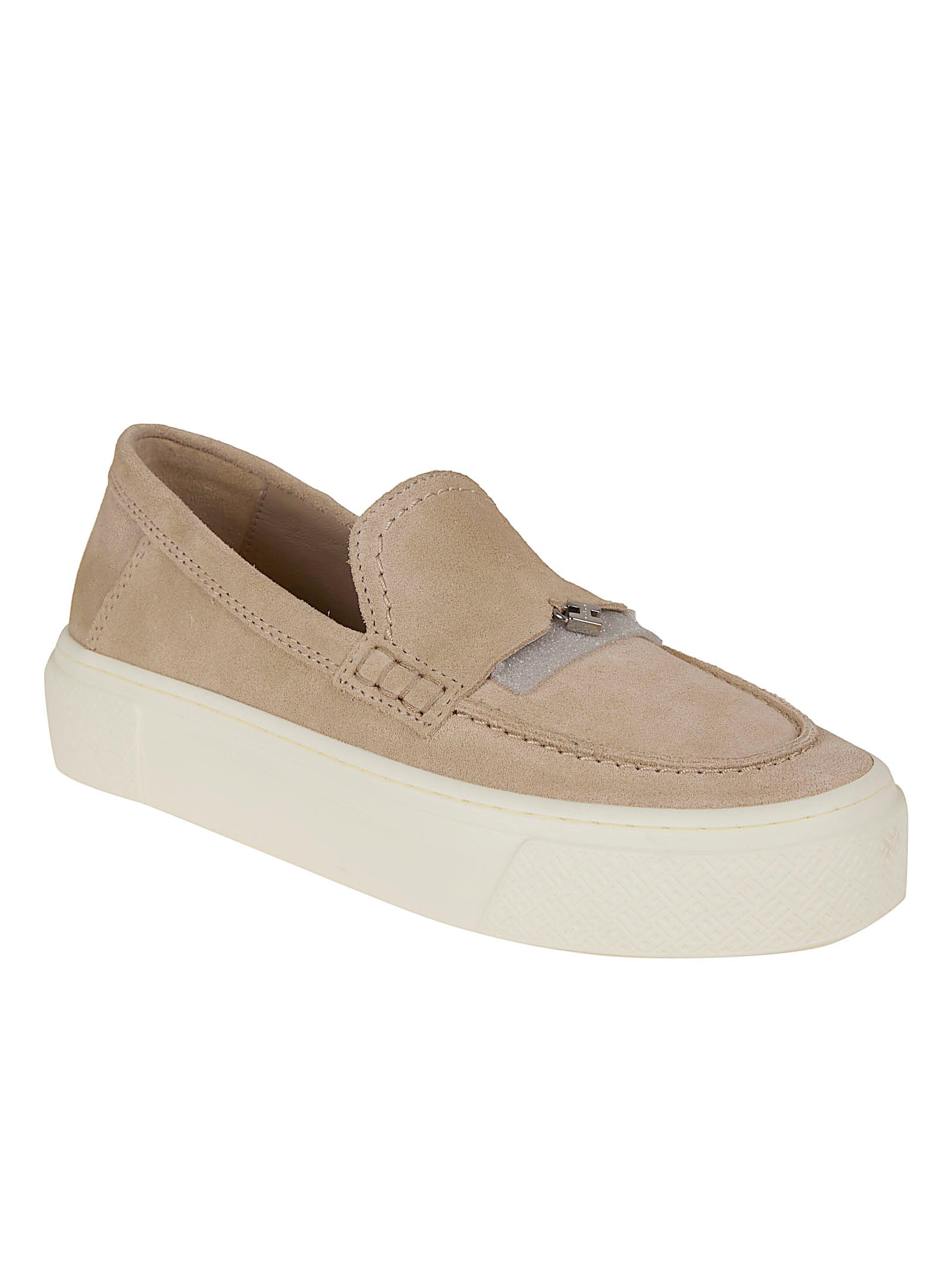 Nude & Neutral Calfskin Loafers
