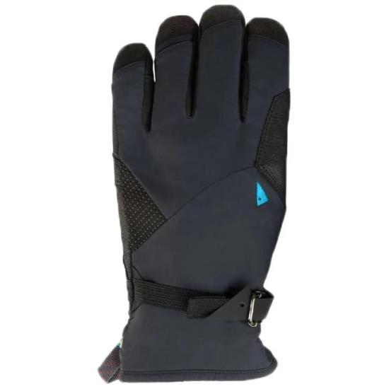 Textured Grip Black Gloves