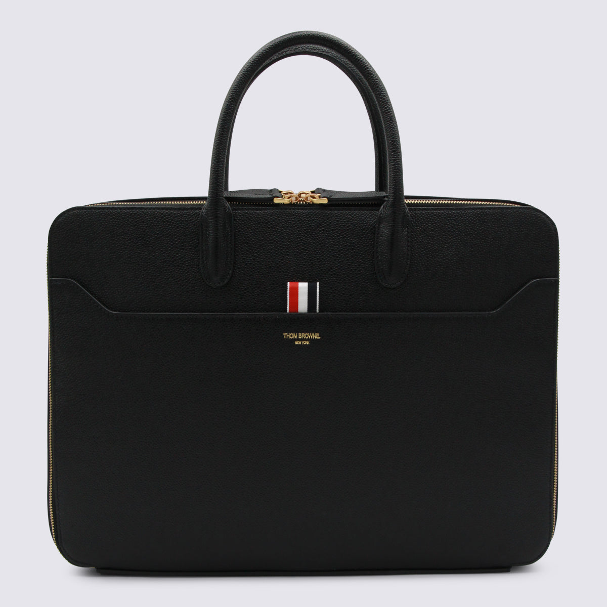 Black Top Handle Bag