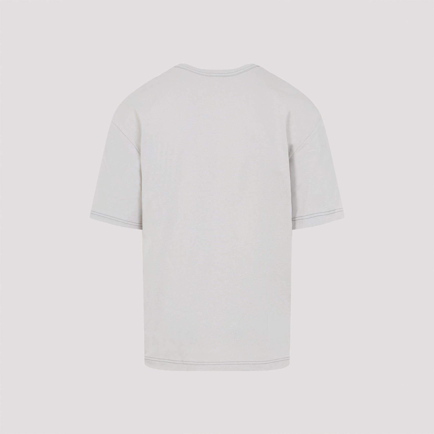 Relaxed Fit Cotton-Linen T-Shirt with Minimalistic Detail