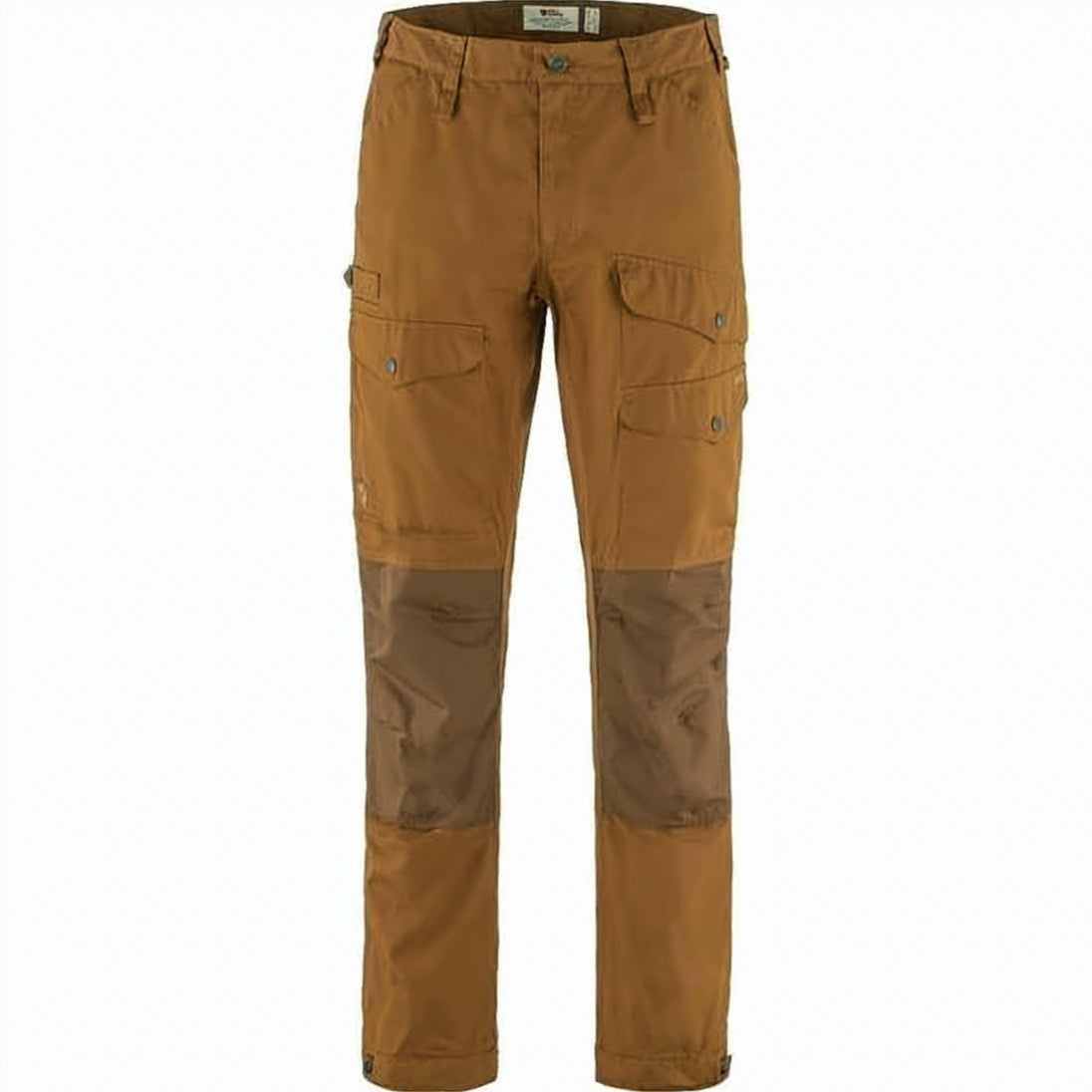 Straight Pants with Reinforced Knee Patches