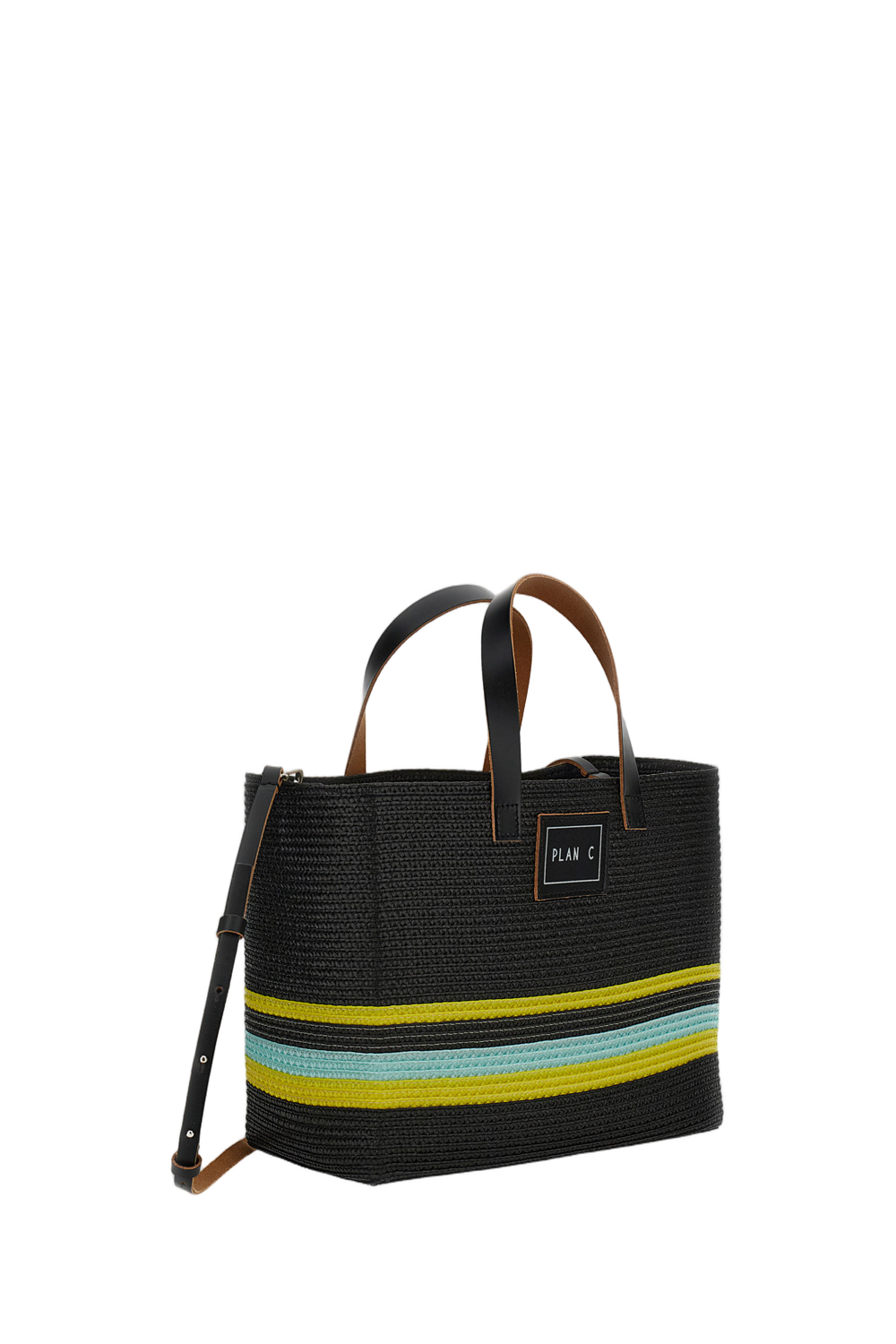 Small Straw Shopper Bag