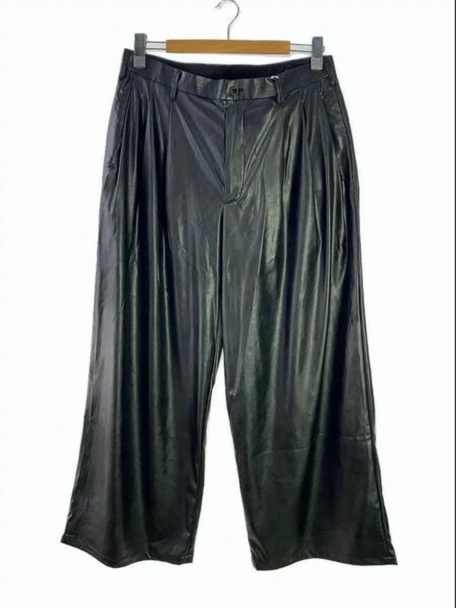 Straight Fit Black Pants