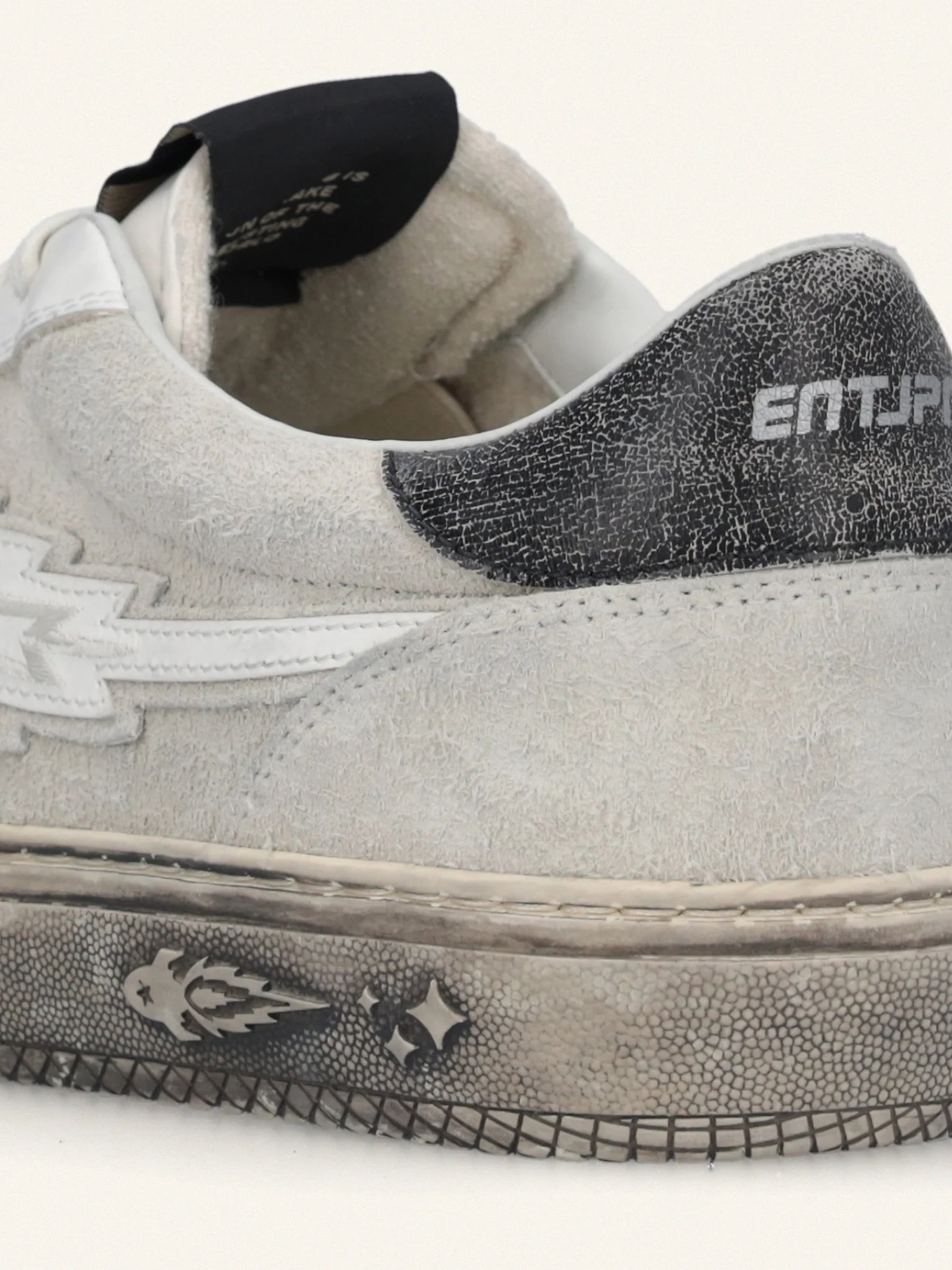 Jupiter Rocket 4 White/Grey Suede Sneakers