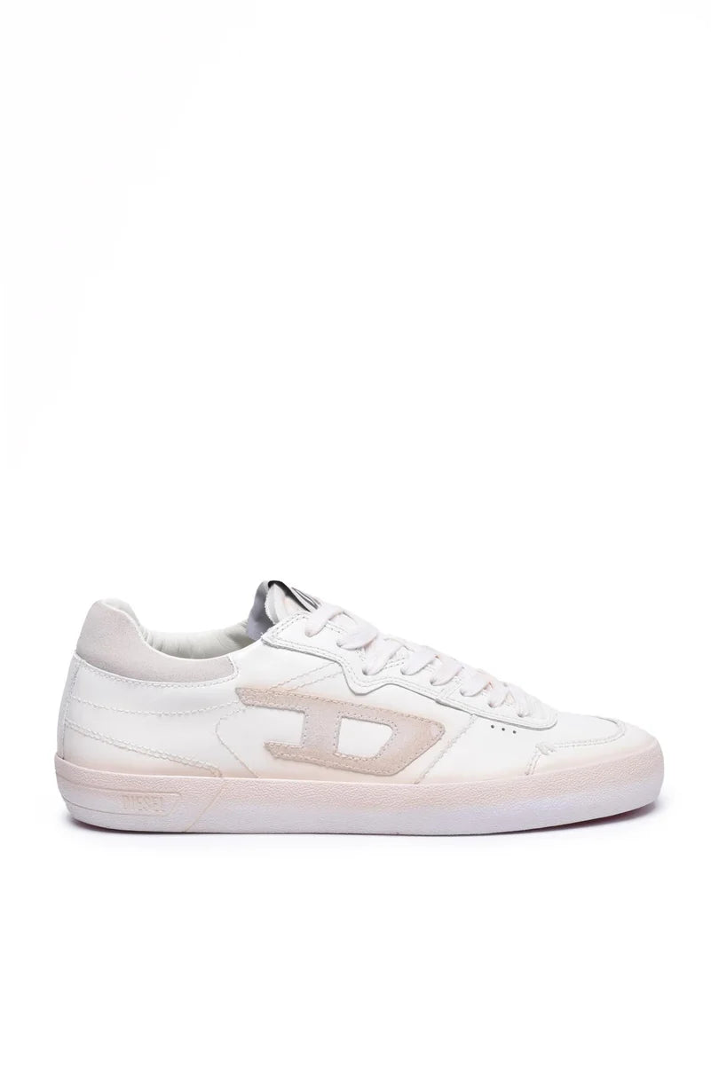 Leather Sneakers - White