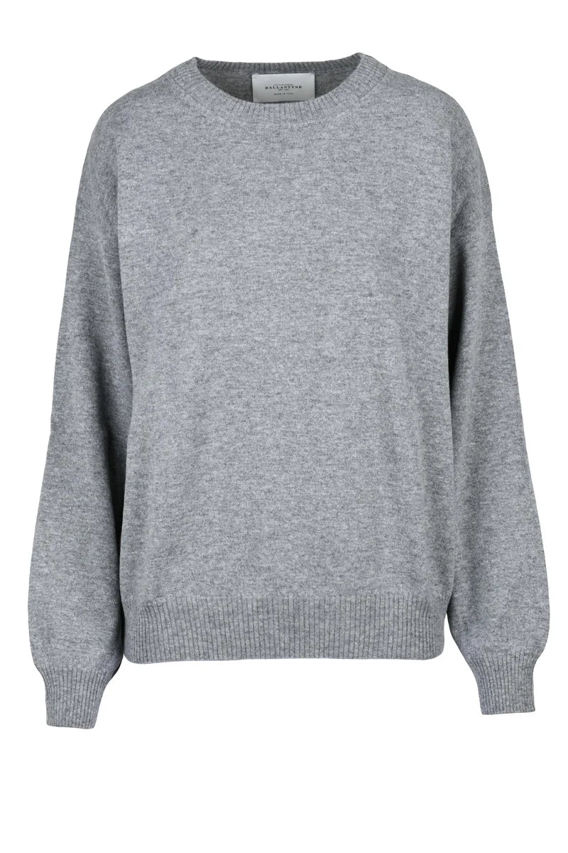 Crew Neck Sweater - Grey
