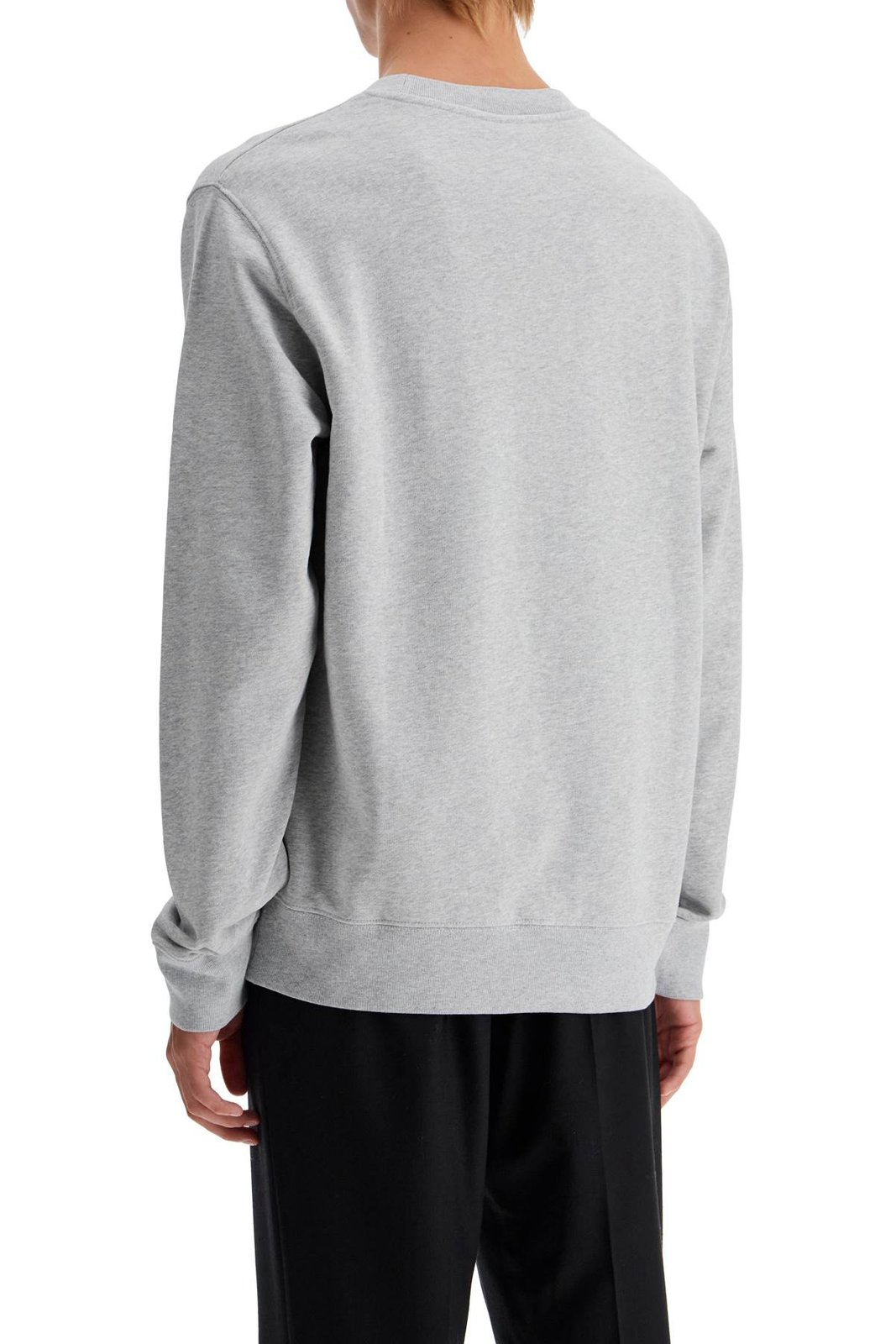 Minimalistyczna Bluza z Długim Rękawem i Wyszywanym Logo