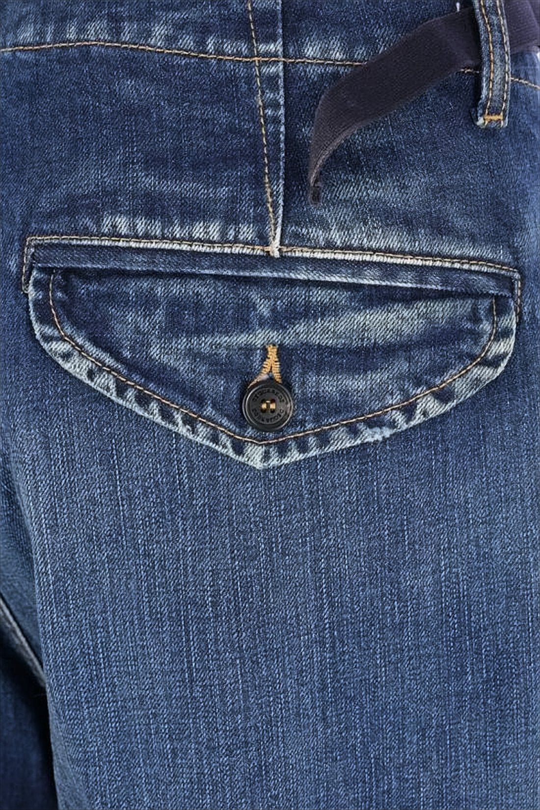 Relaxed Fit Distressed Denim Pants