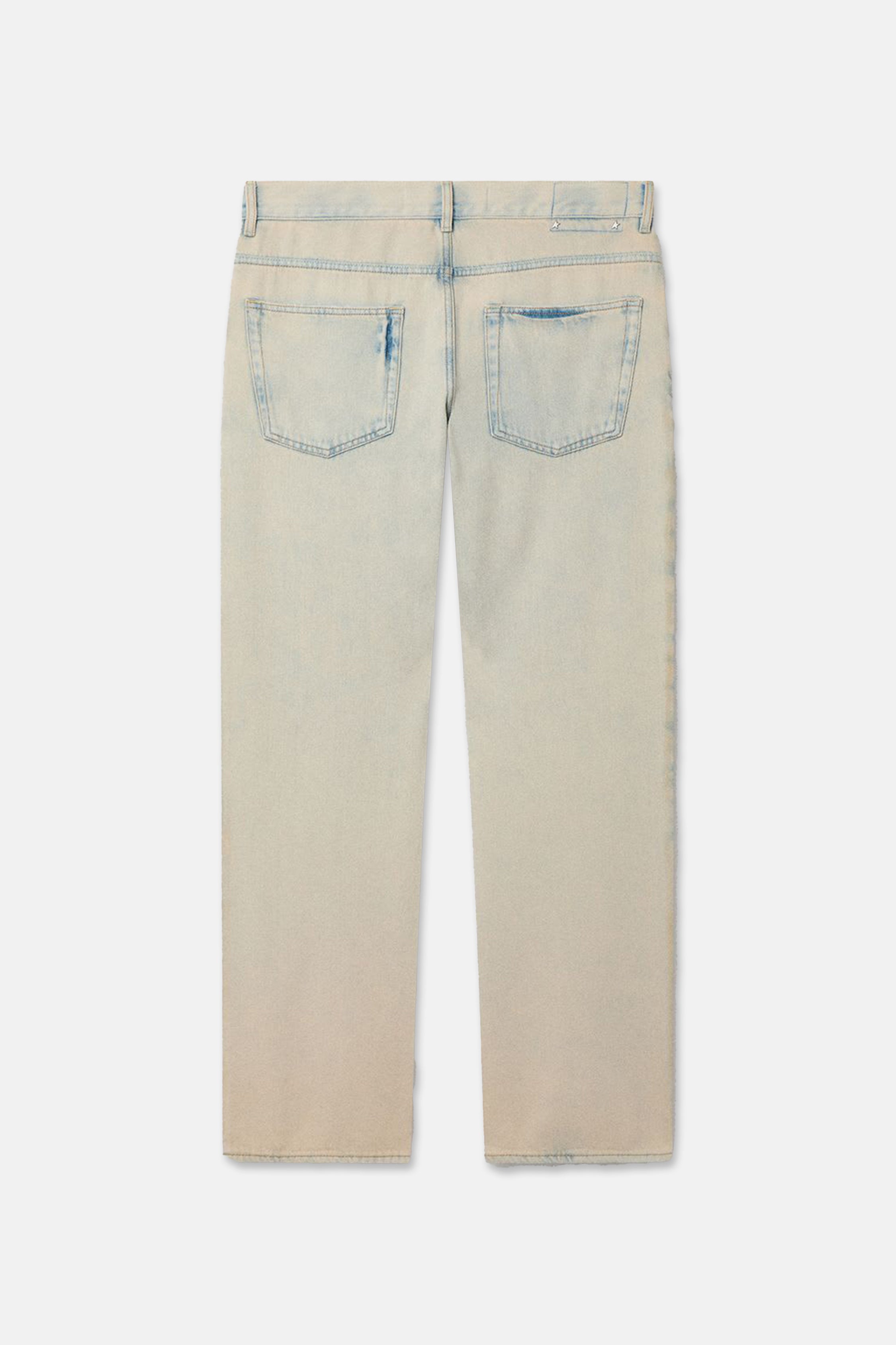 Skate Straight Leg Distressed Jeans