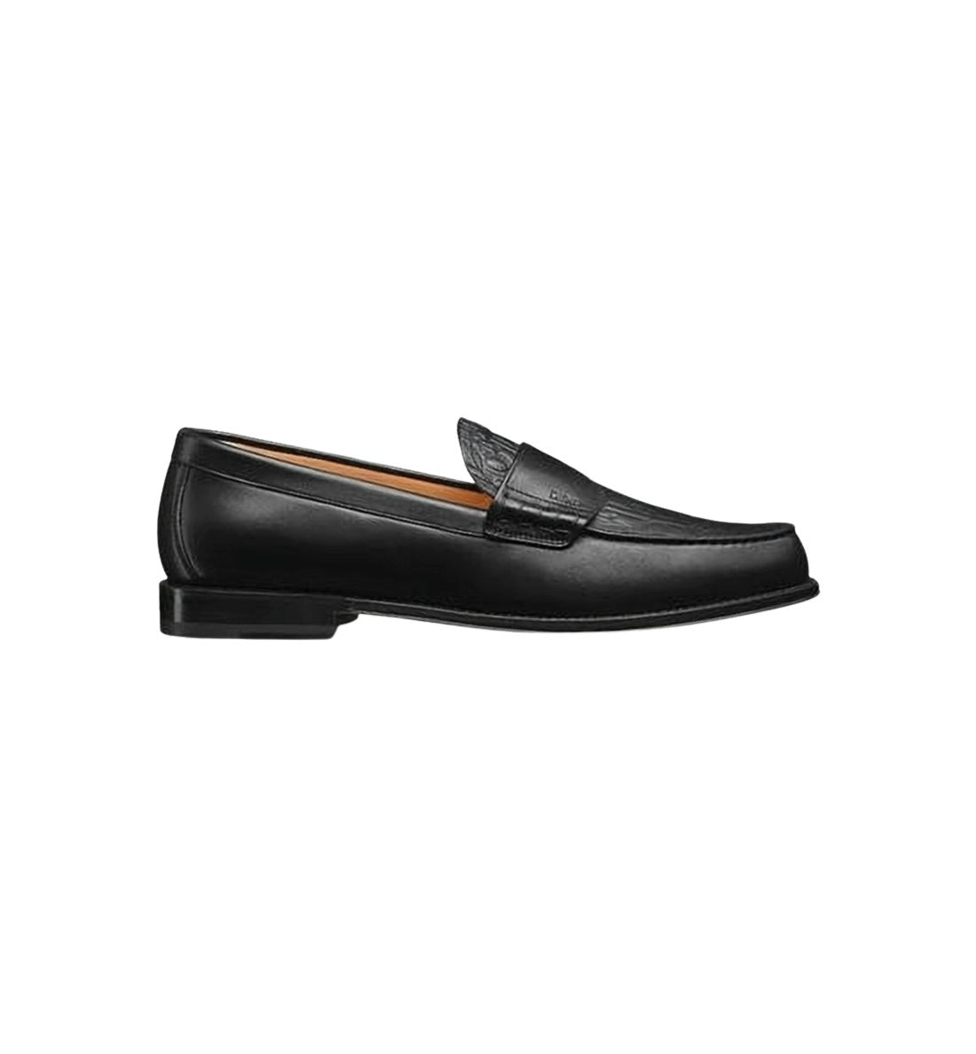 Classic Black Calf Leather Loafers