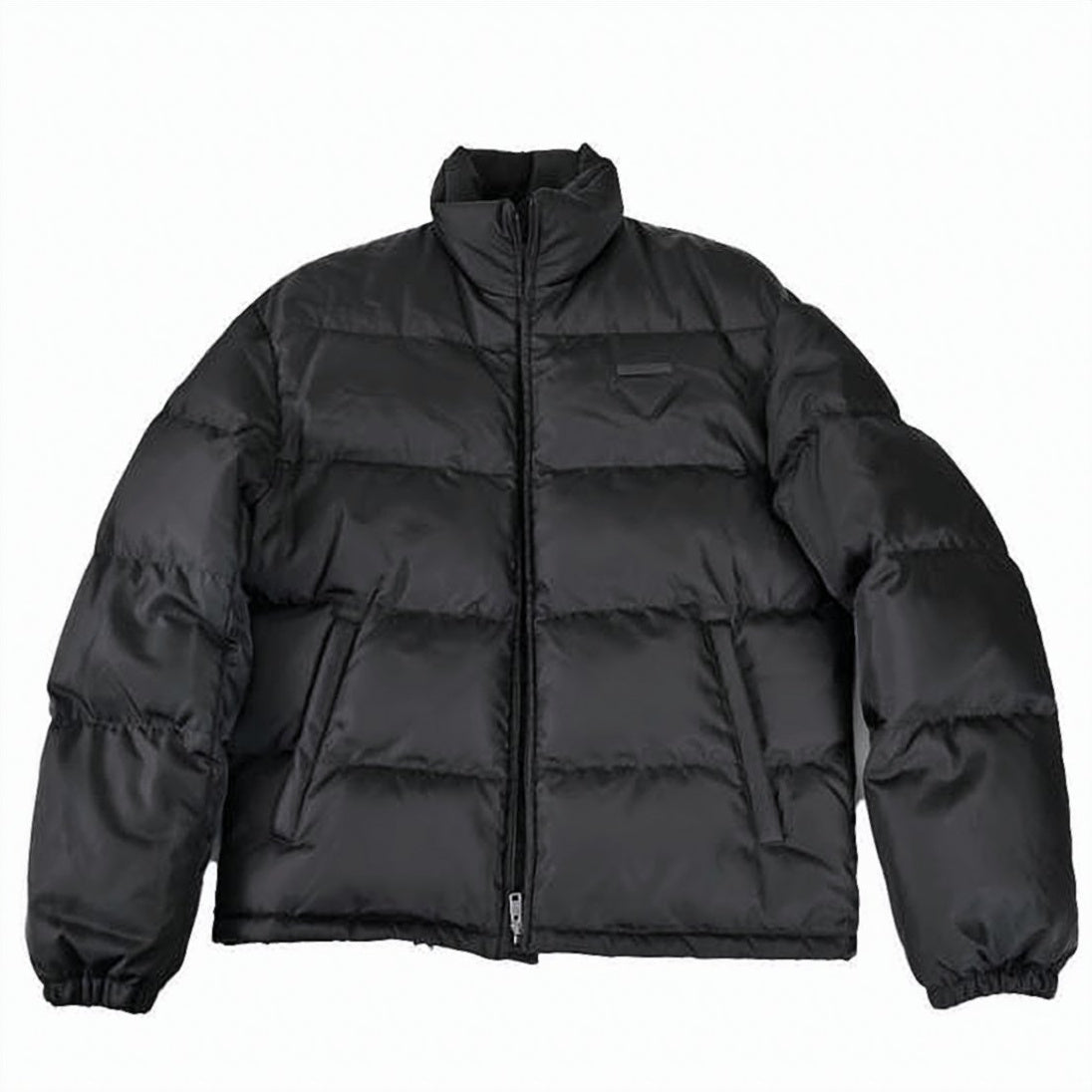 Down Jacket with High Collar