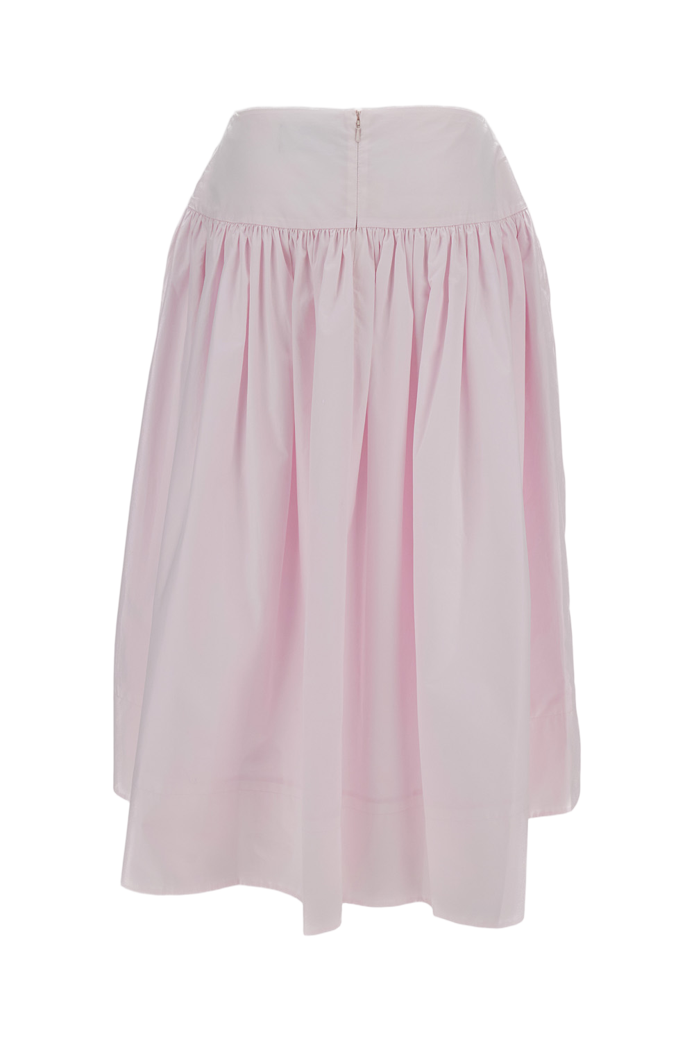 Pink Babsque Cotton Basque Skirt