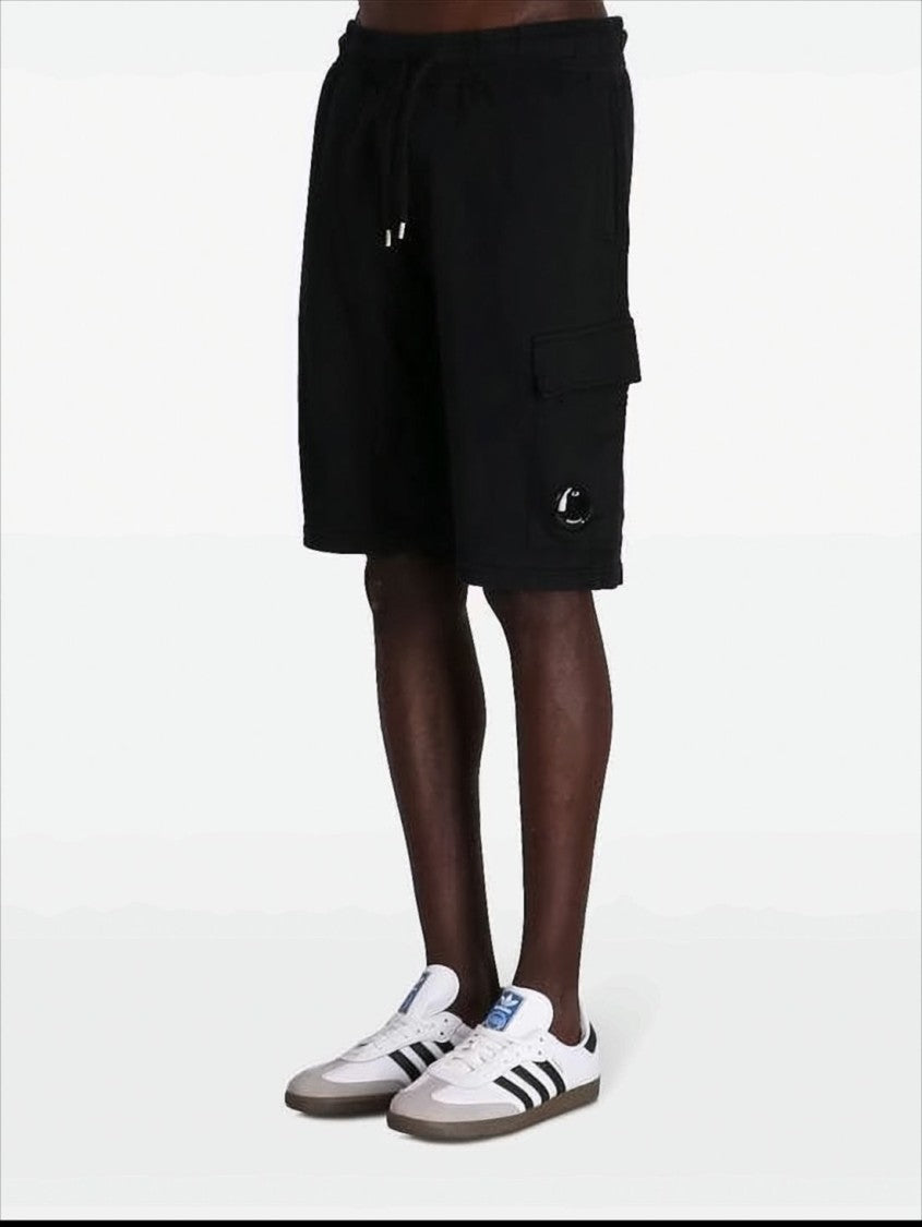 Relaxed Fit Cargo Shorts with Elastic Waistband