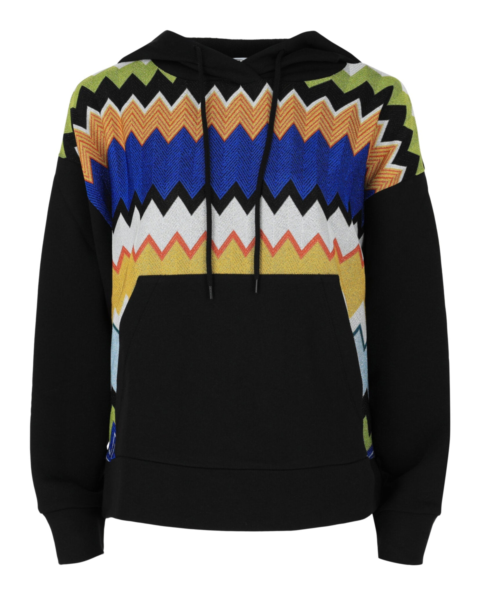 Metallic Chevron Hoodie