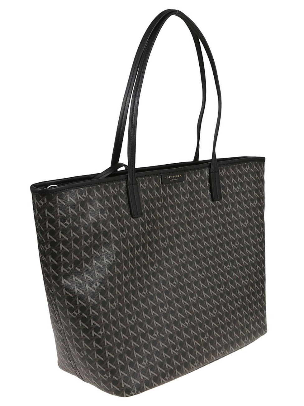 Water-Resistant Shopper Bag With Leather Accents
