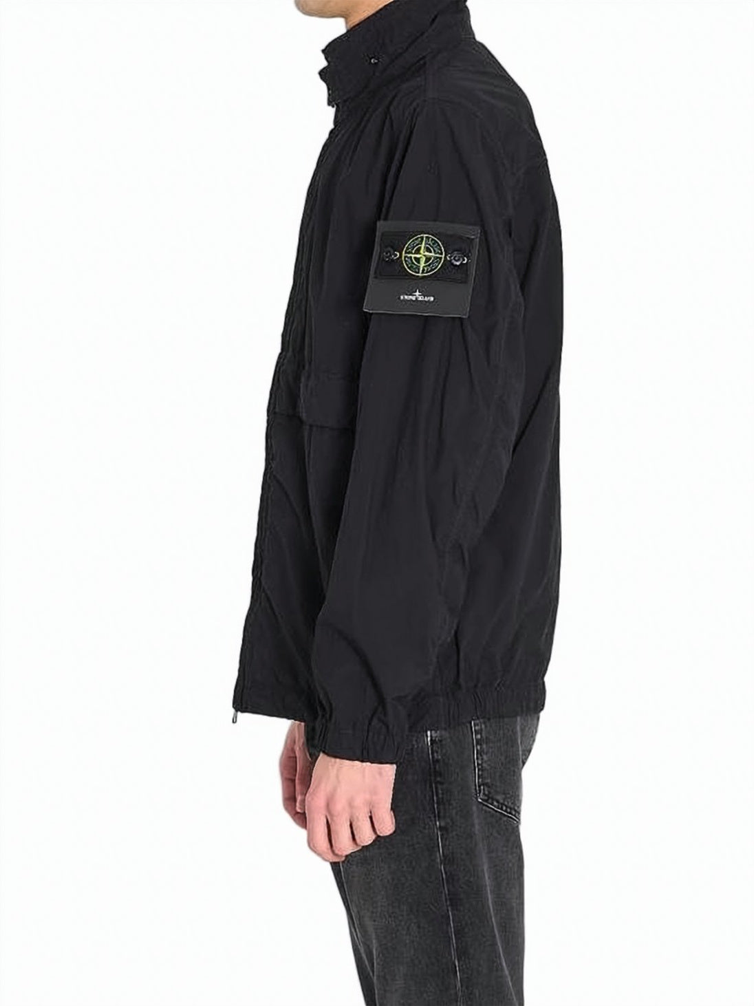 Polyamide Casual Jacket with High Collar