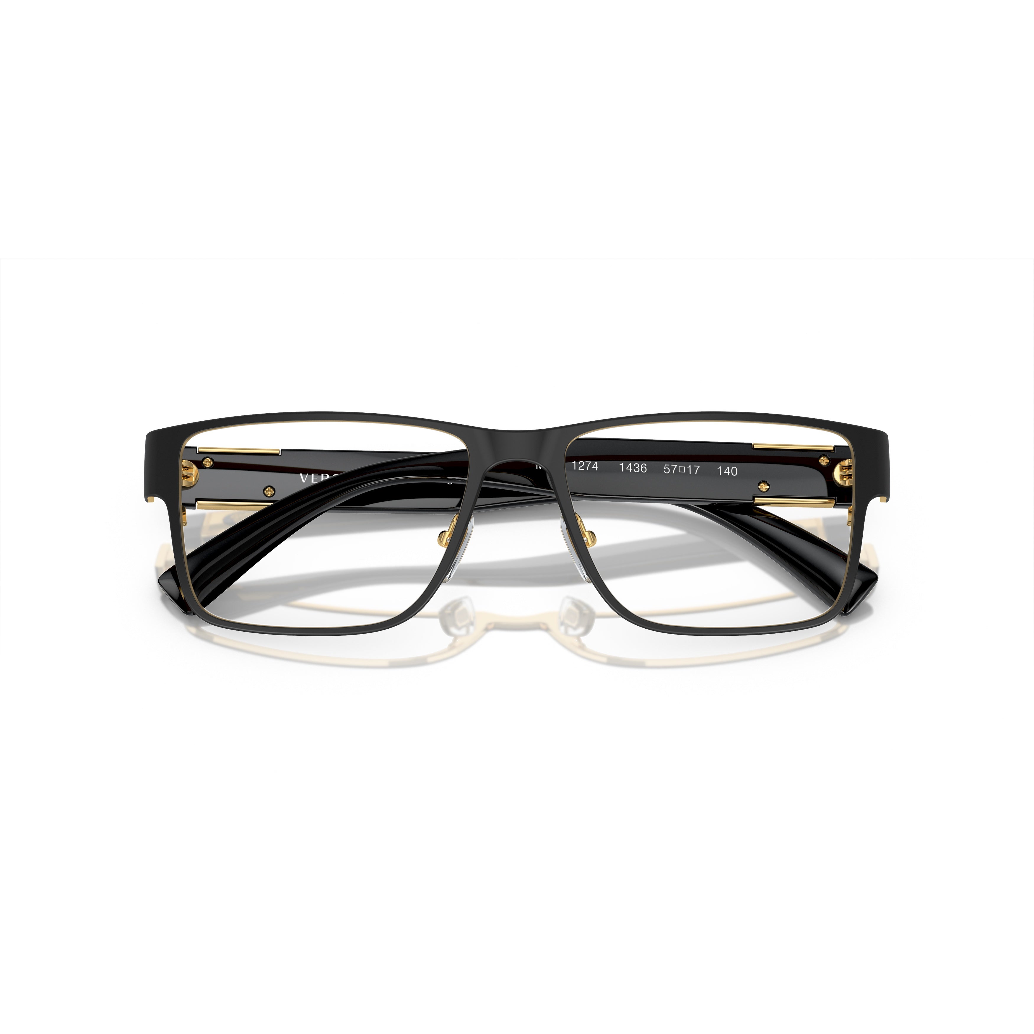 0ve1274 Rectangular Black Eyeglasses