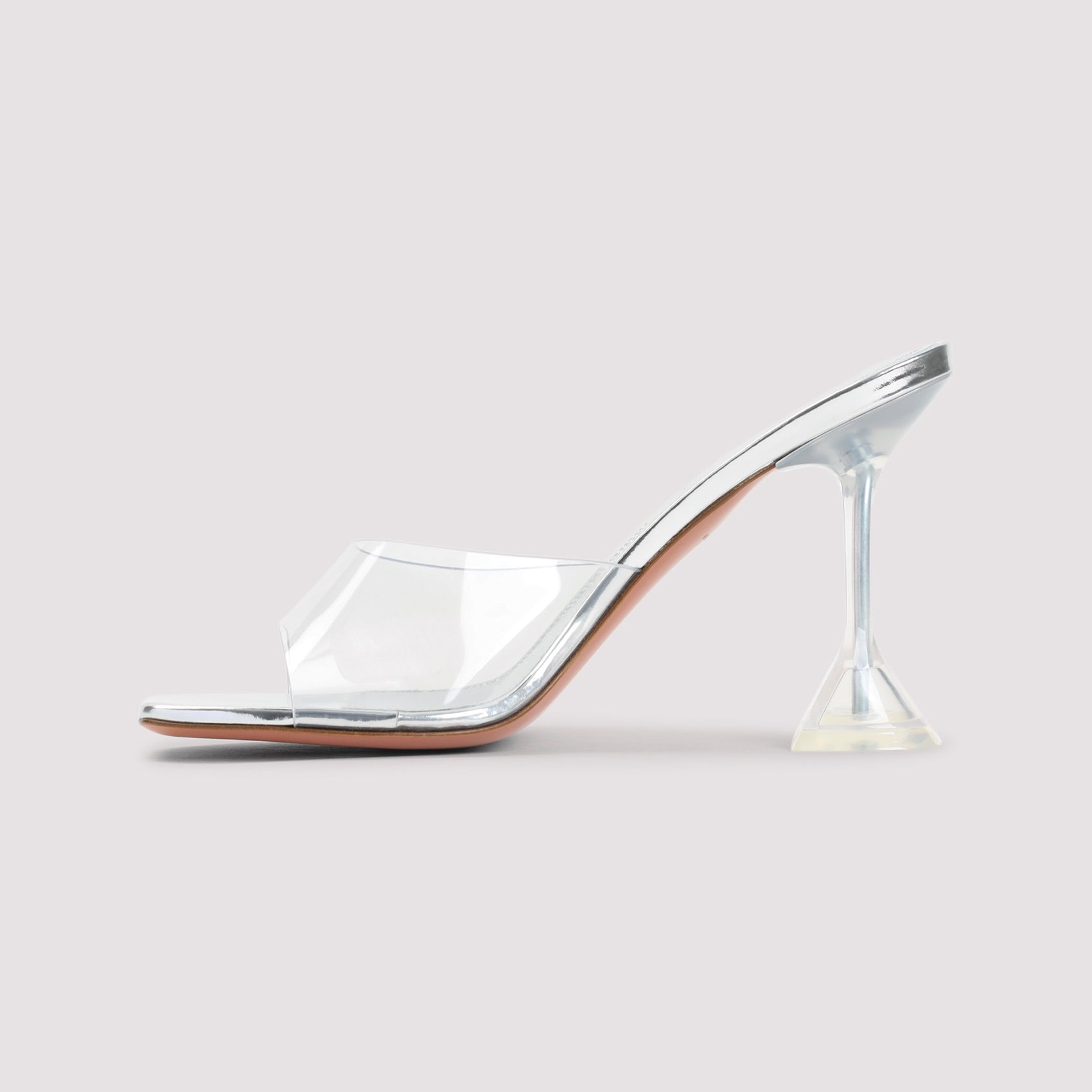 Metallic Leather Slippers