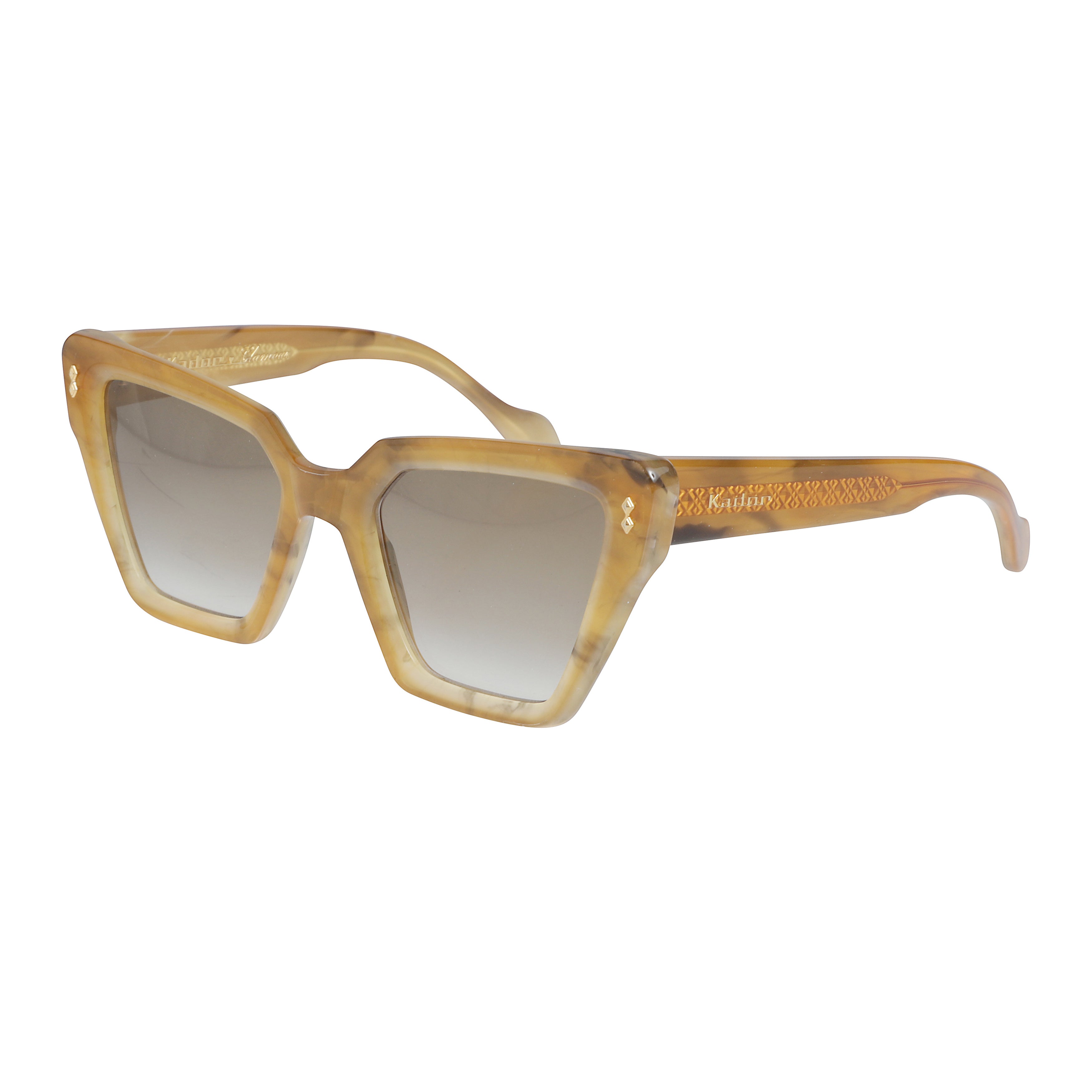 Vanessa Glamour Oversized Square Frame Sunglasses