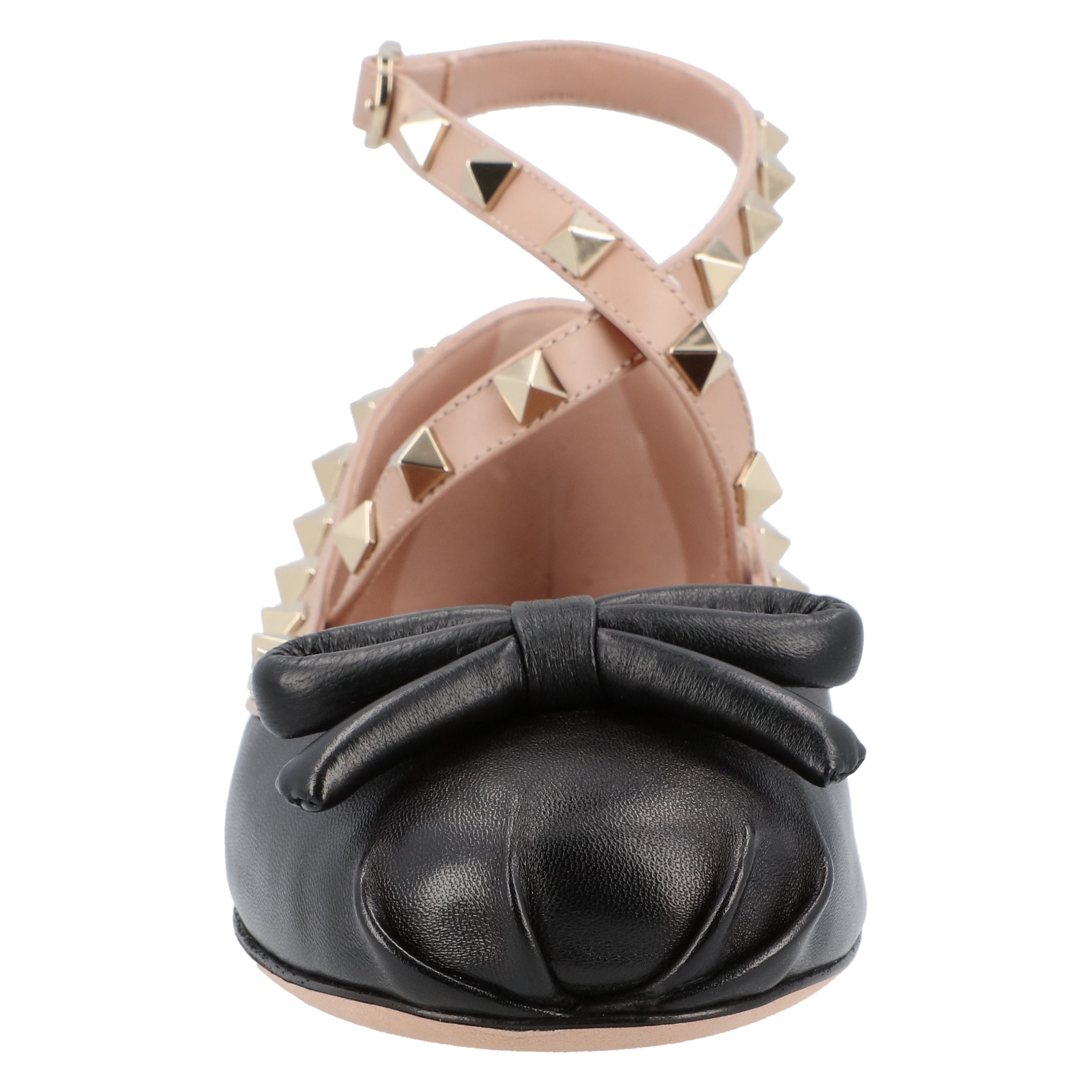 Rockstud Ballet Flats Black
