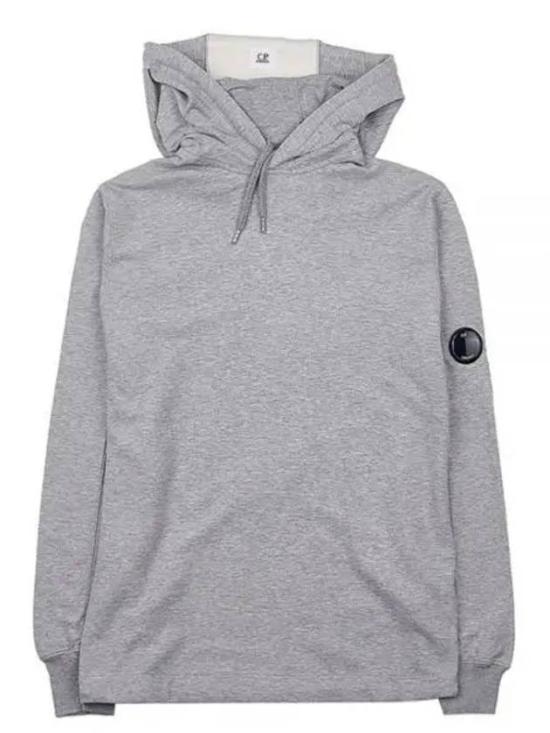 Hooded Sweatshirt With Distinctive Black Patch