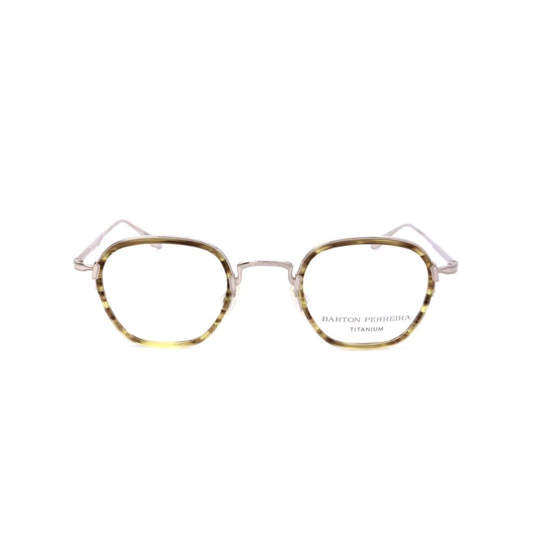 Bp5066 462es Thin Metal Round Square Eyeglasses with Tortoiseshell Detailing