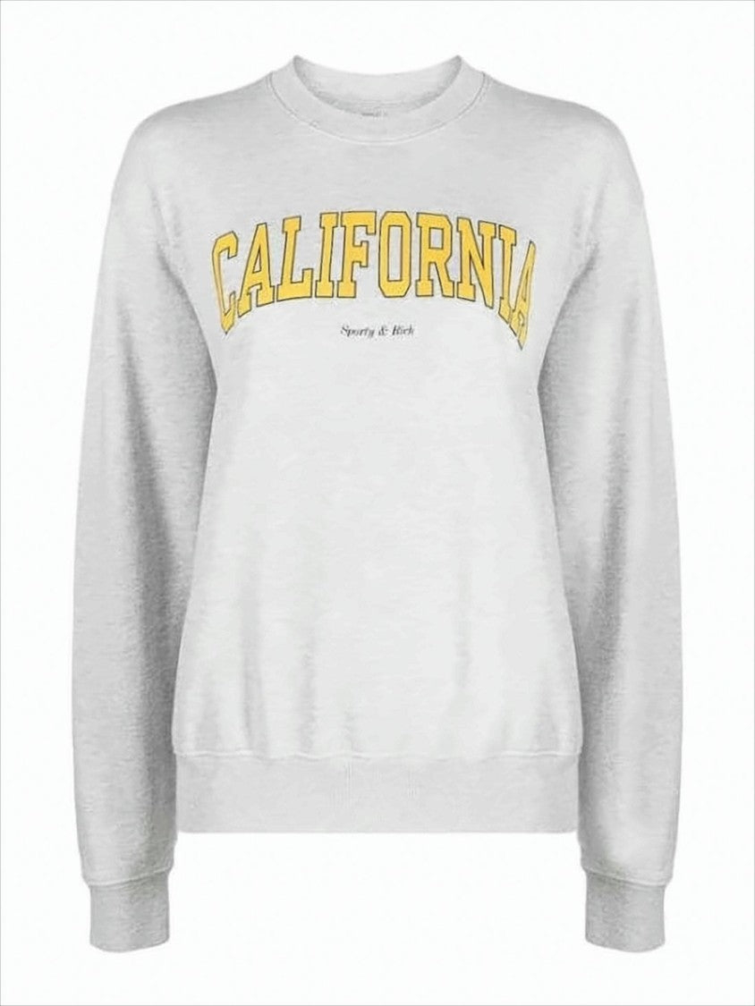 Long-Sleeve Sweatshirt with Bold California Graphic