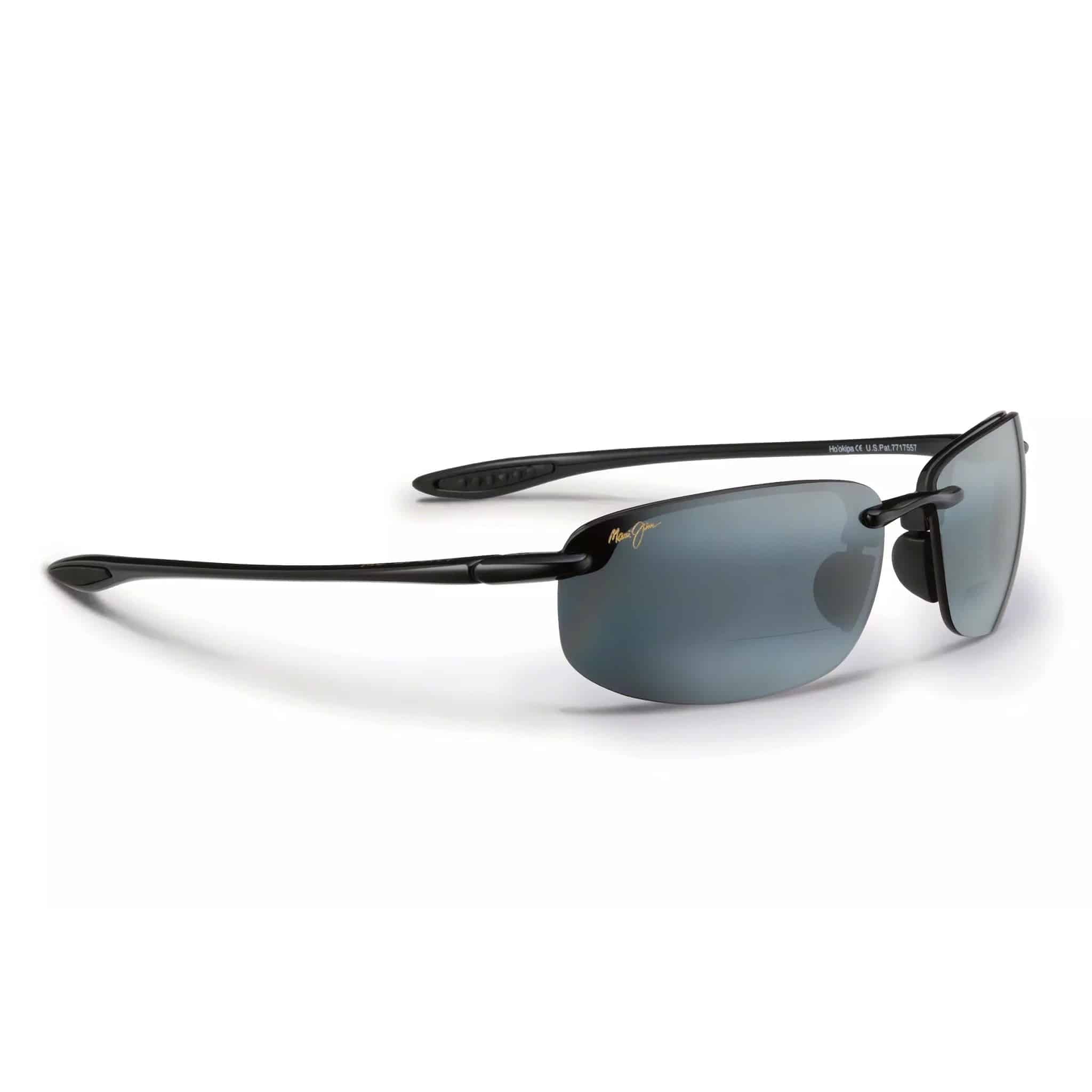 Hookipa Rimless Sunglasses with Rectangular Lenses and Curved Arms