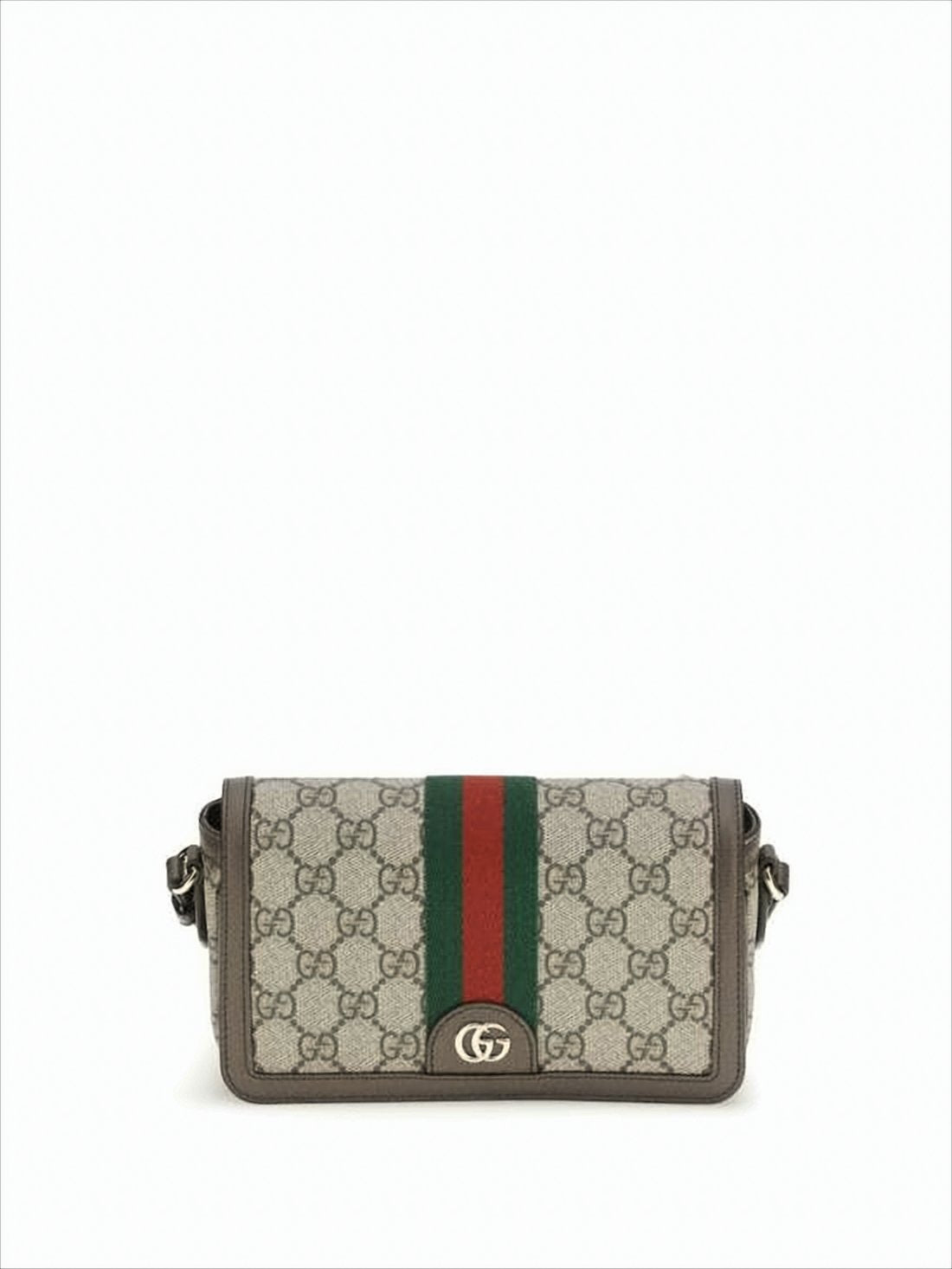 Torba Crossbody z płótna z charakterystycznym monogramem