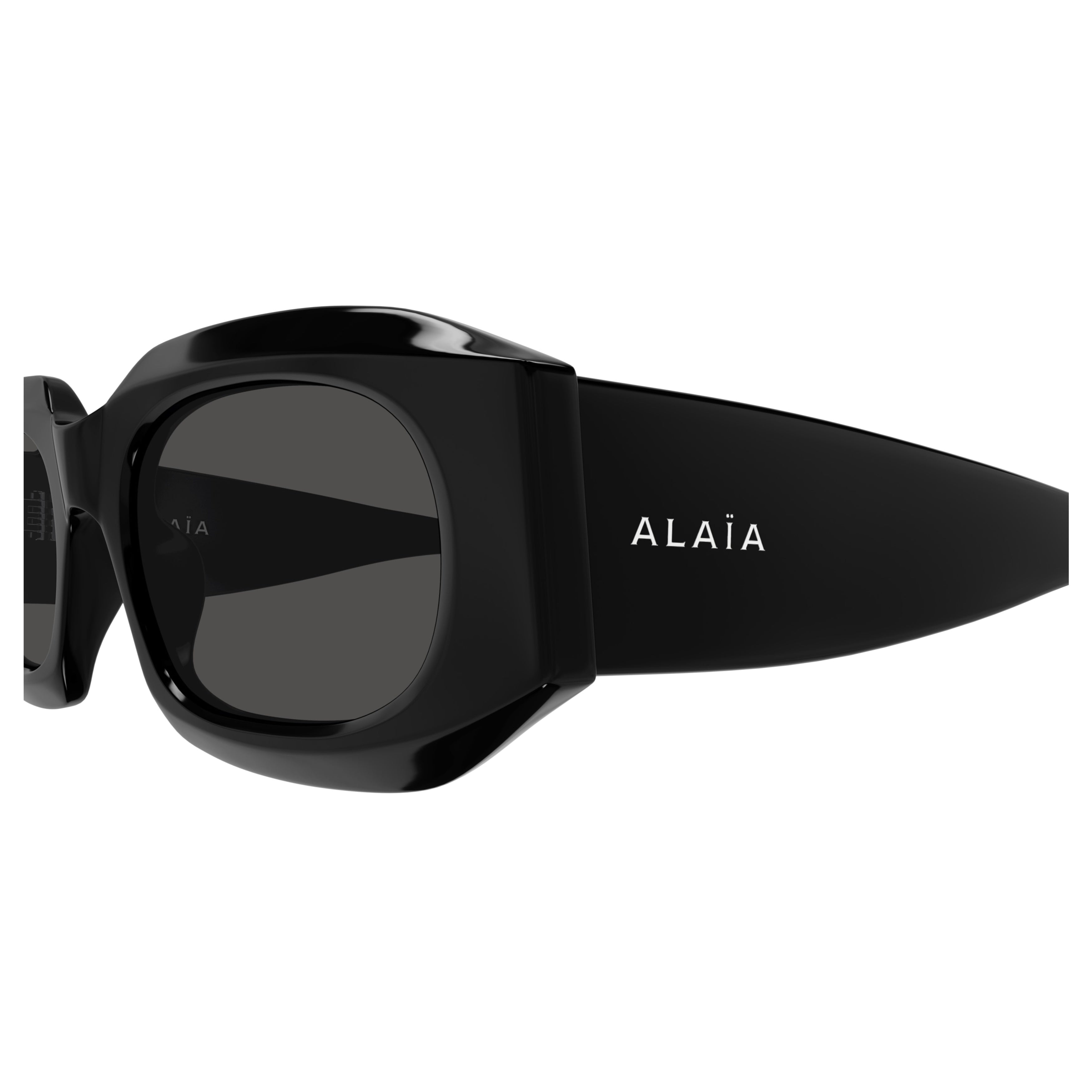 Aa0086s Bold Rectangular Sunglasses with Wide Temples