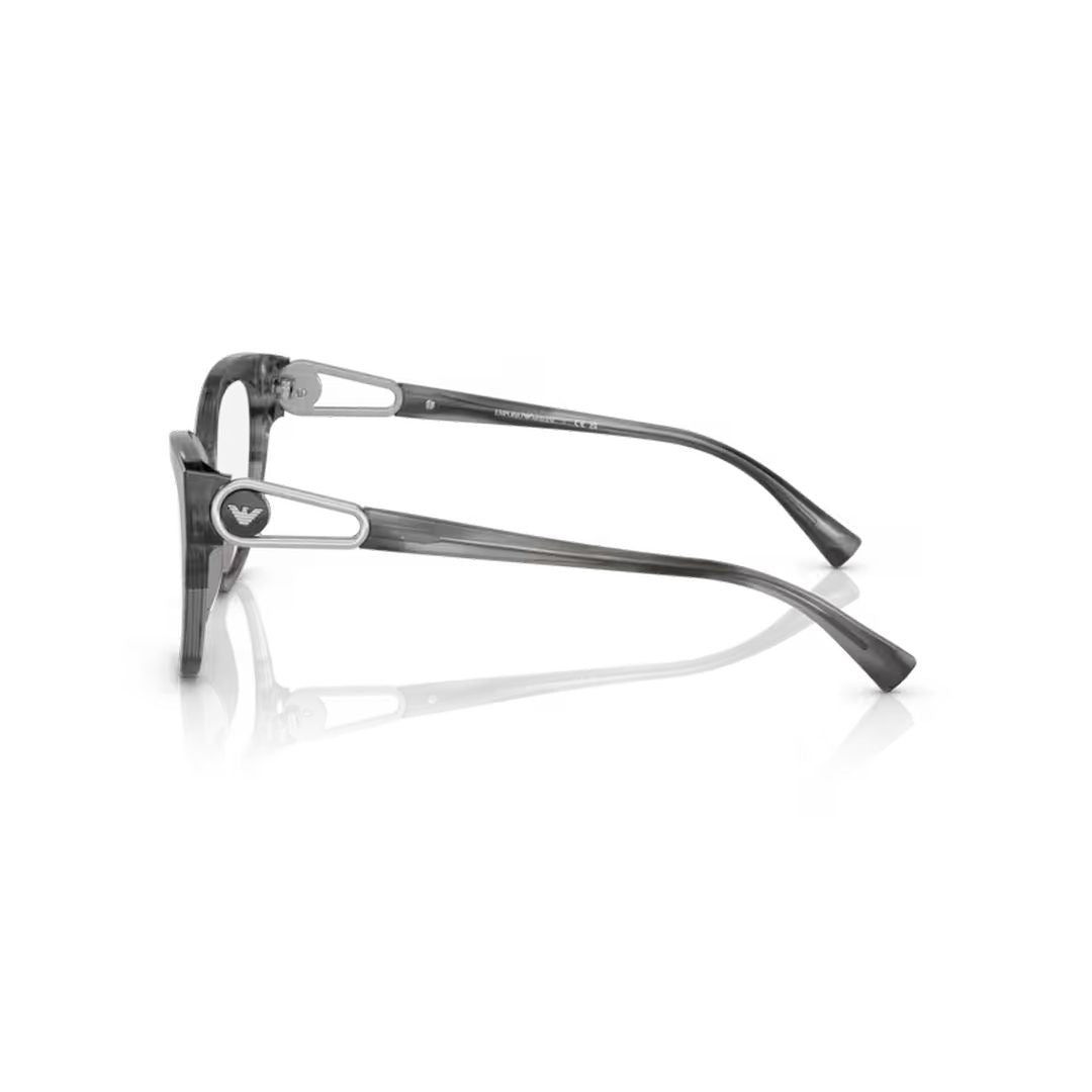 3212 Vista Translucent Grey Acetate Cat-Eye Eyeglasses
