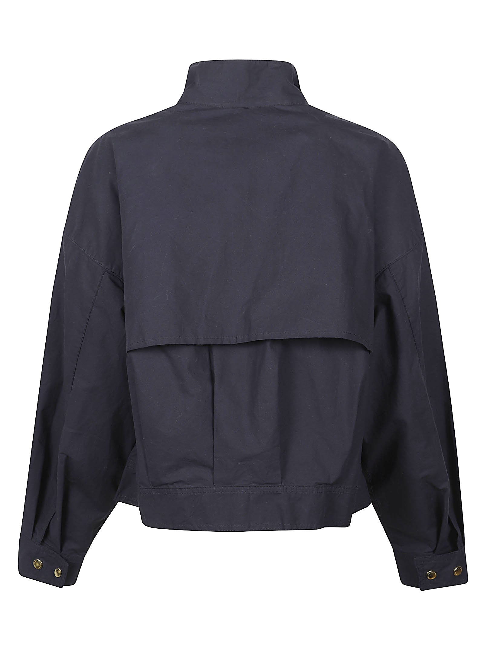 Cropped Black Casual Jacket
