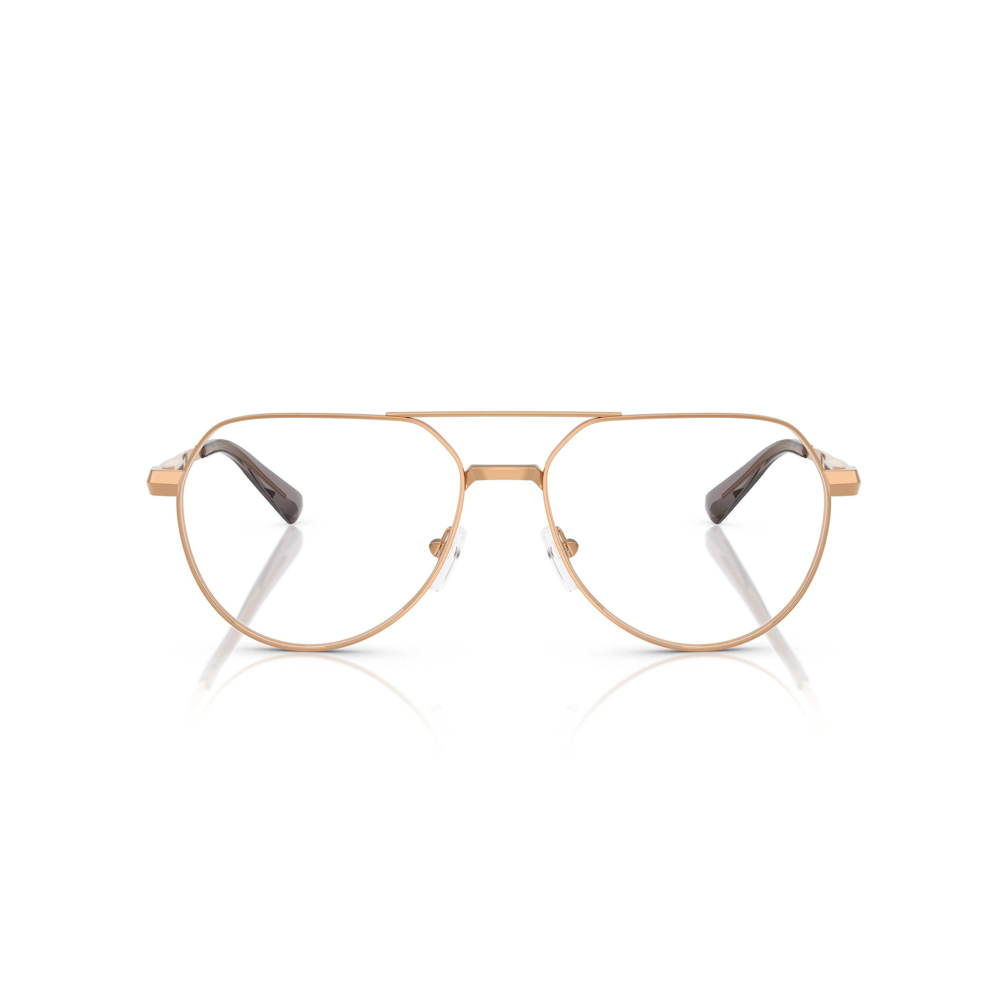 0mk3092 Lightweight Metal Frame Sunglasses with Double Bridge Design