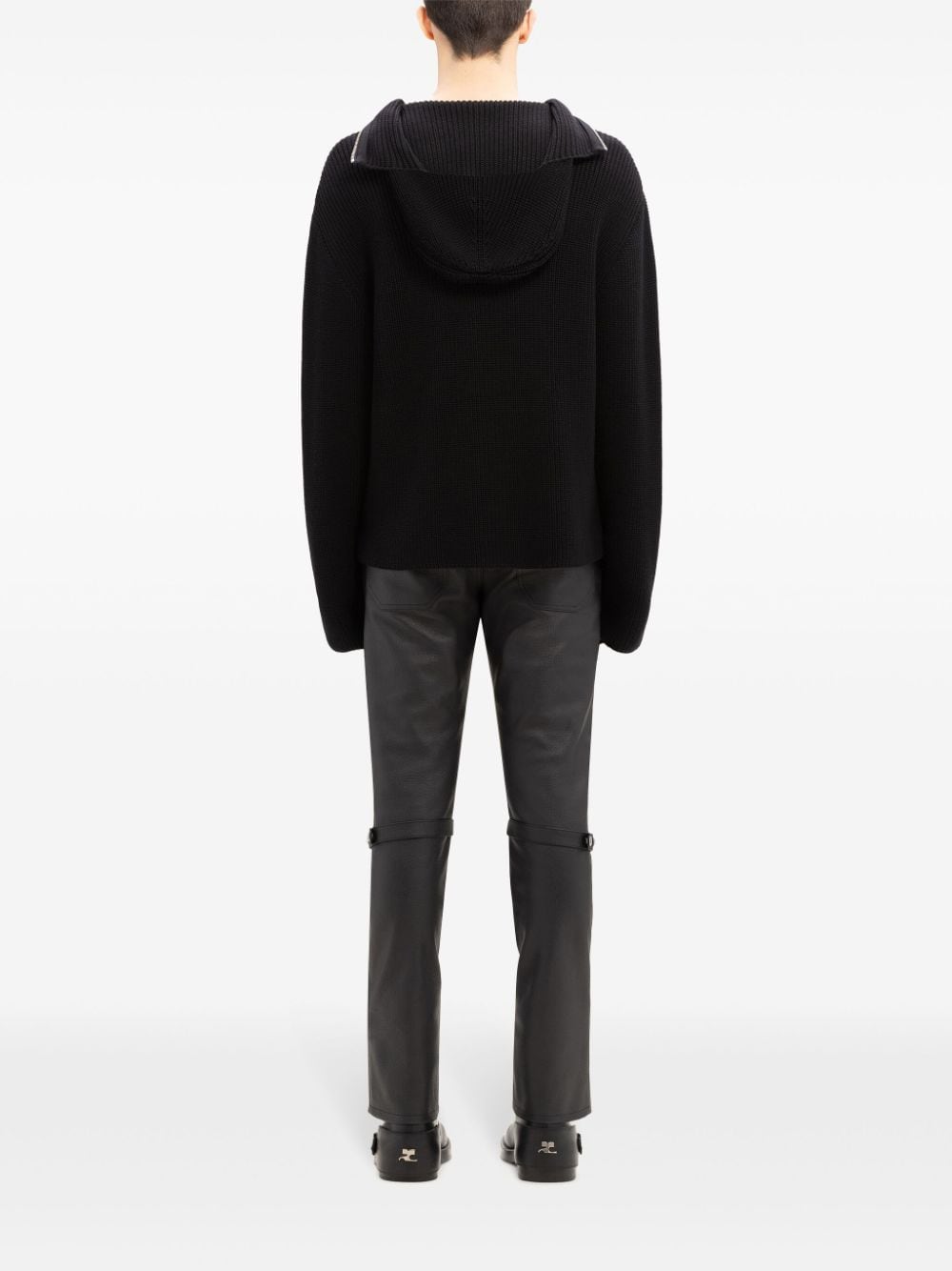 Fine Ribbed Knit Sweater