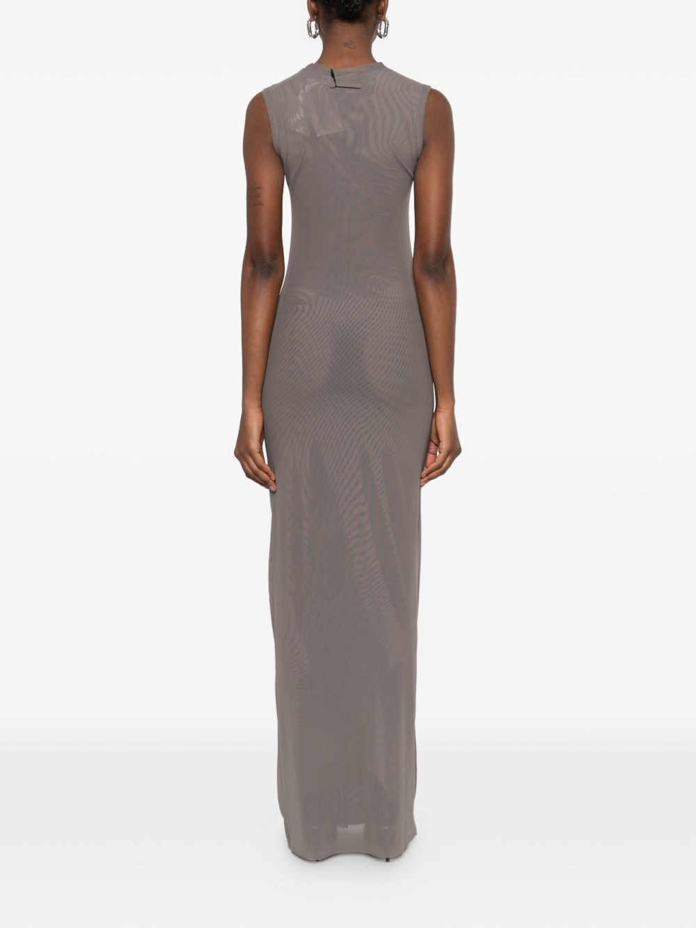 Sleeveless Maxi Dress with Embroidered Detail