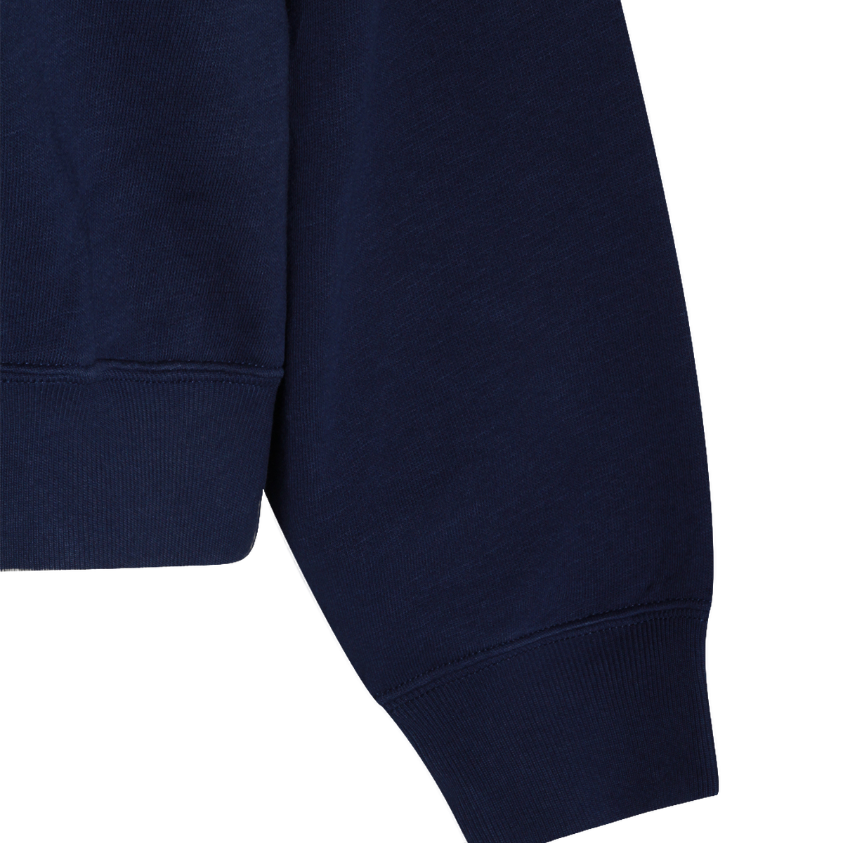Relaxed-Fit Blue Sweater with Oversized Back Design