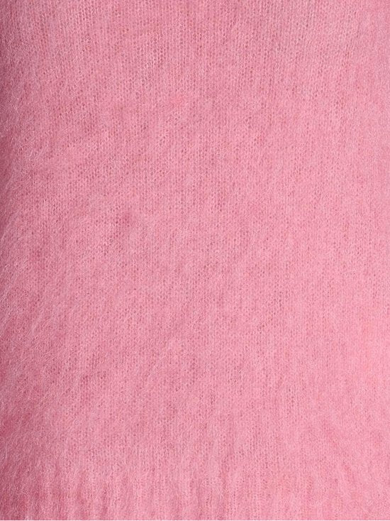 Soft Knit Sweater With Round Neckline
