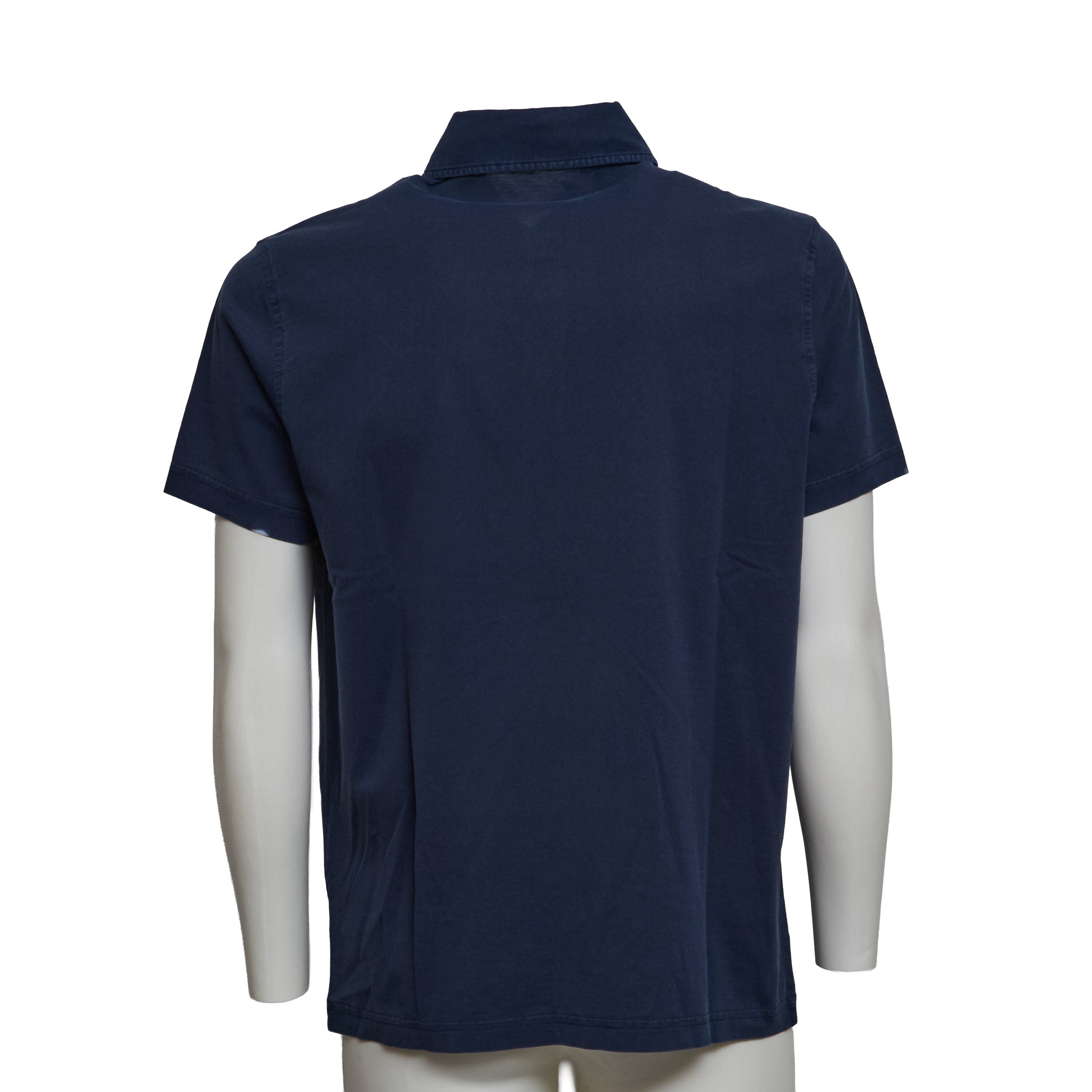 Garment-Dyed Cotton Jersey Polo Shirt
