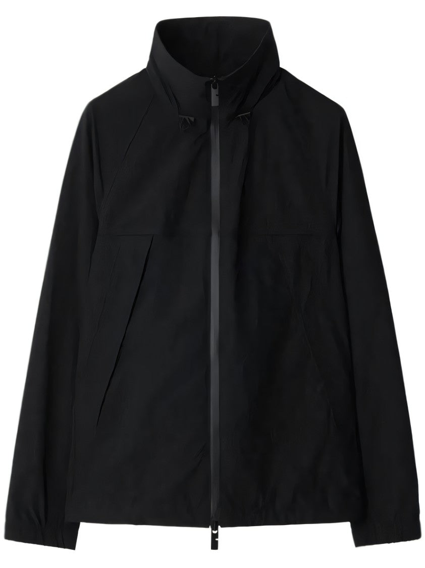 Black Jacket with High Collar