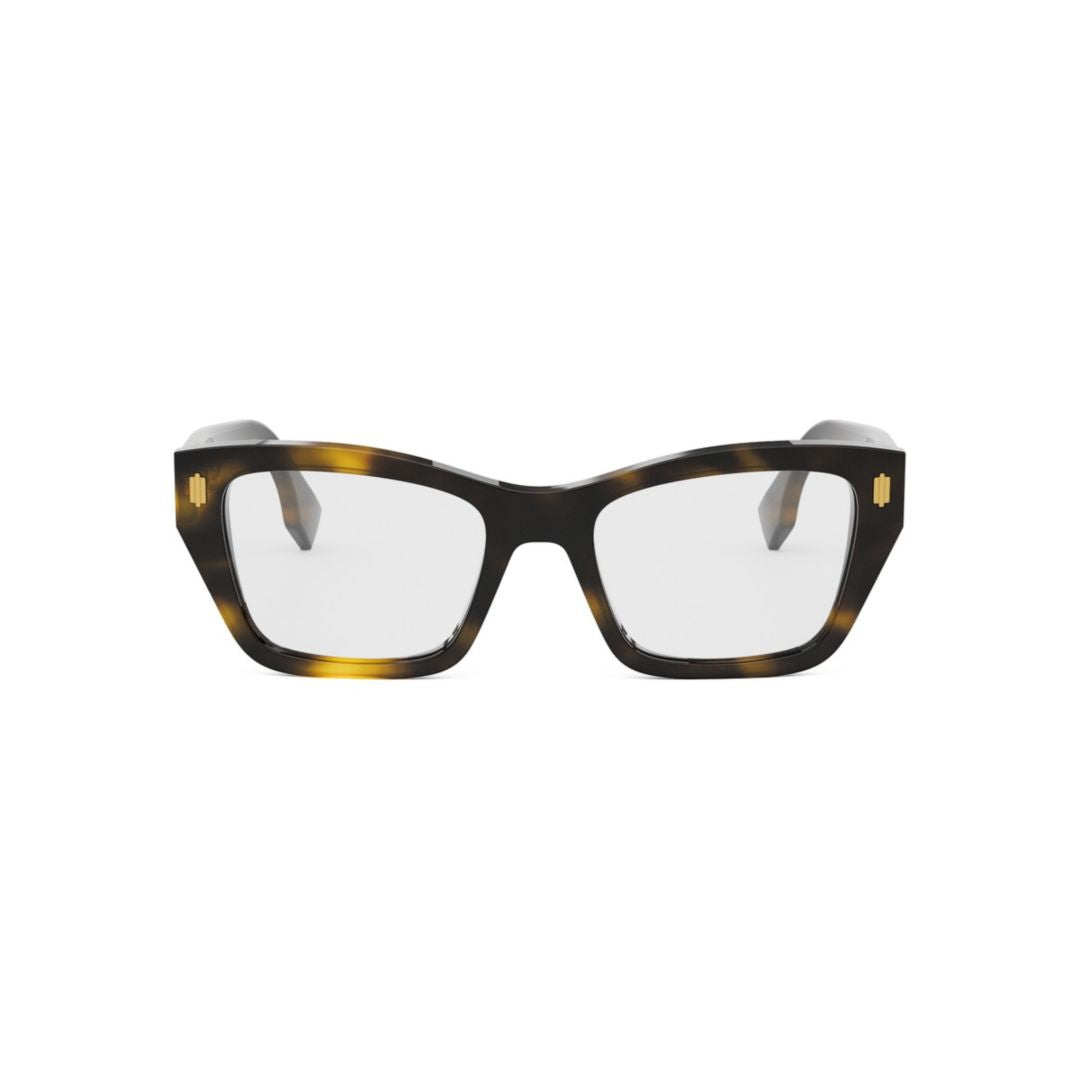 Fe50118i Oversized Tortoiseshell Frame Eyeglasses