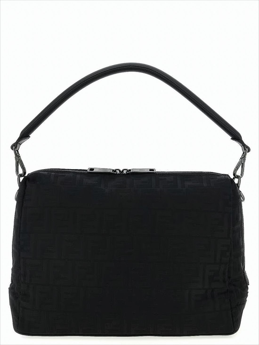 Rectangular Crossbody Bag With Embossed Pattern