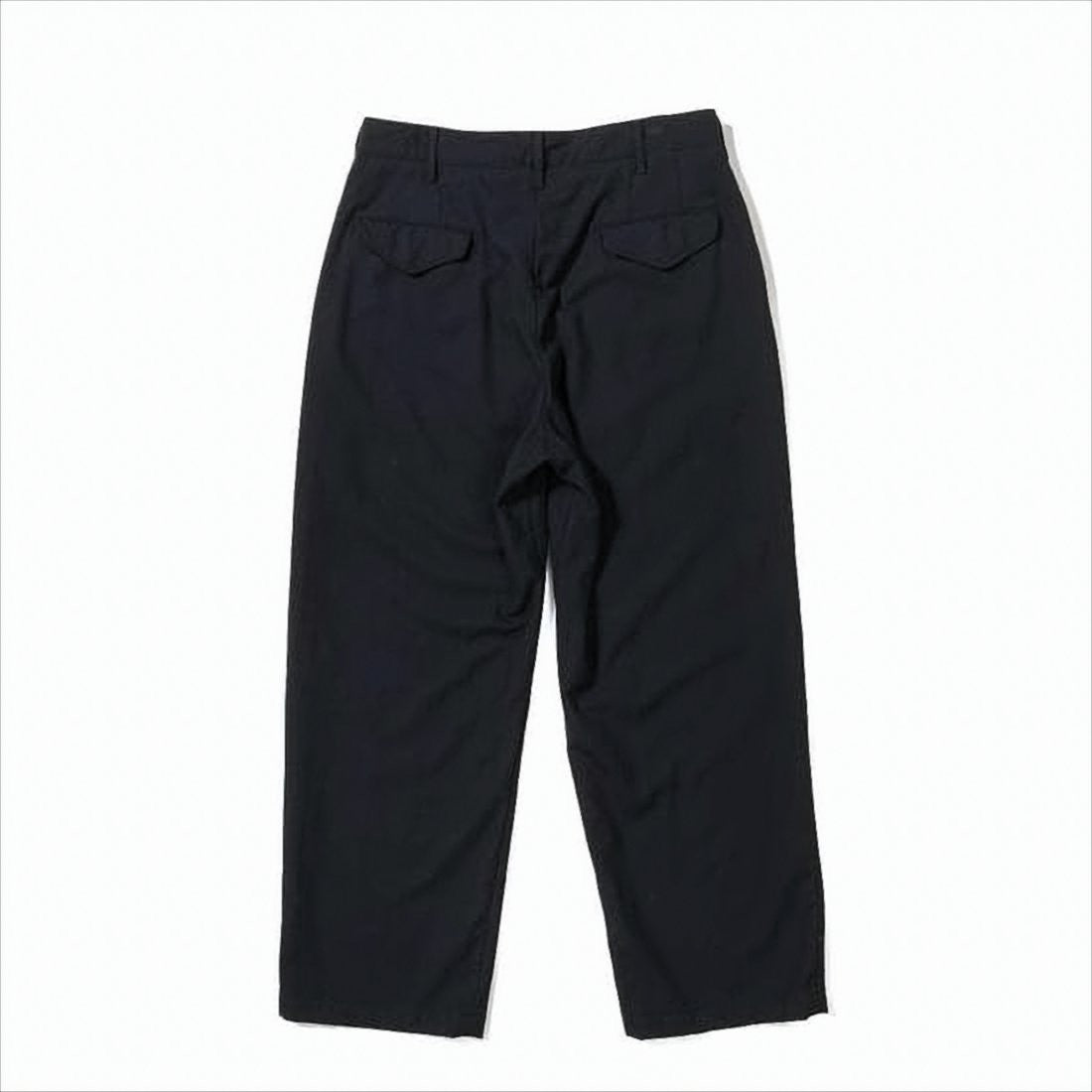 Straight-Leg Wool Pants With Flap Pockets And Tailored Design