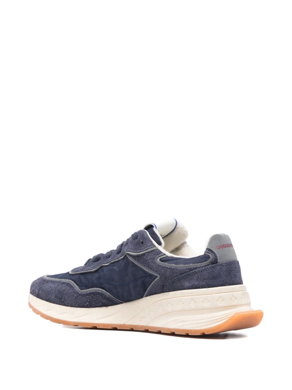 Suede Panel Sneakers With Lace-Up Fastening