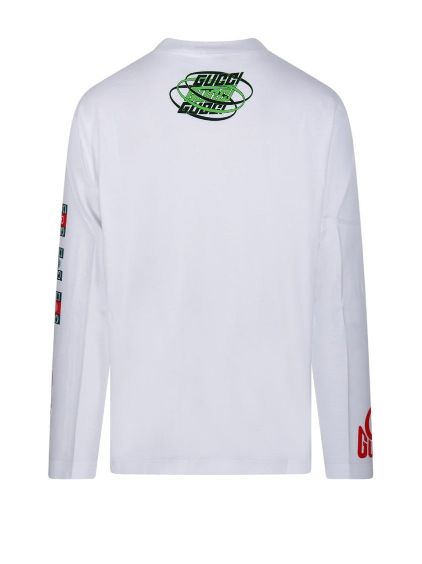 Classic White Jersey T-Shirt With Standard Fit