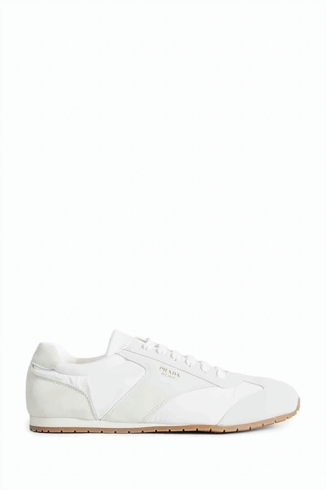 Low-Profile Suede And Nylon Sneakers