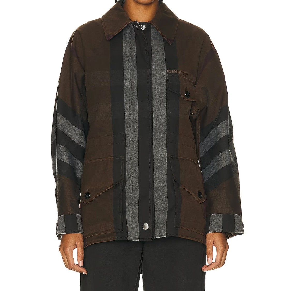 Brown Twill Jacket
