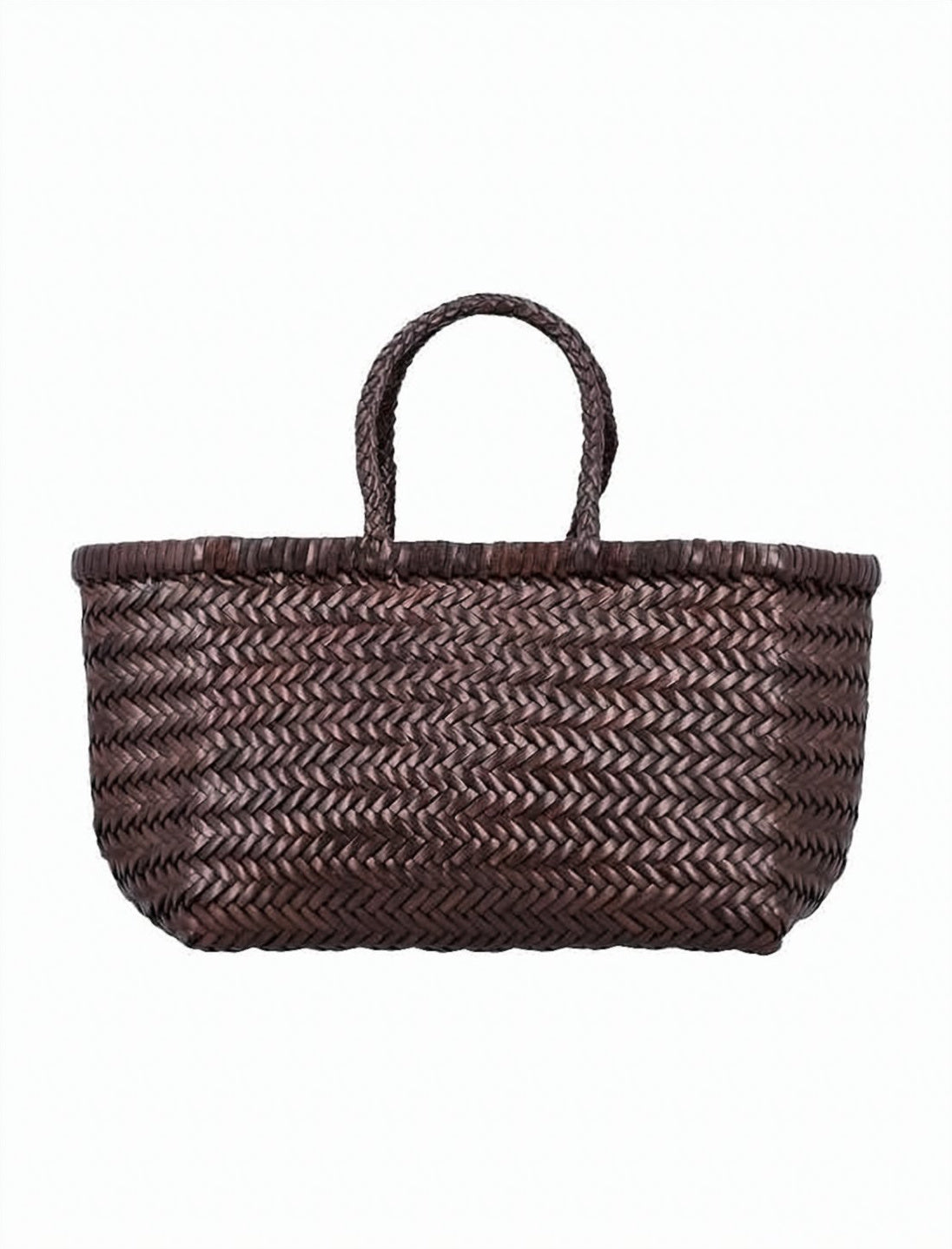 Woven Calf Leather Tote Bag